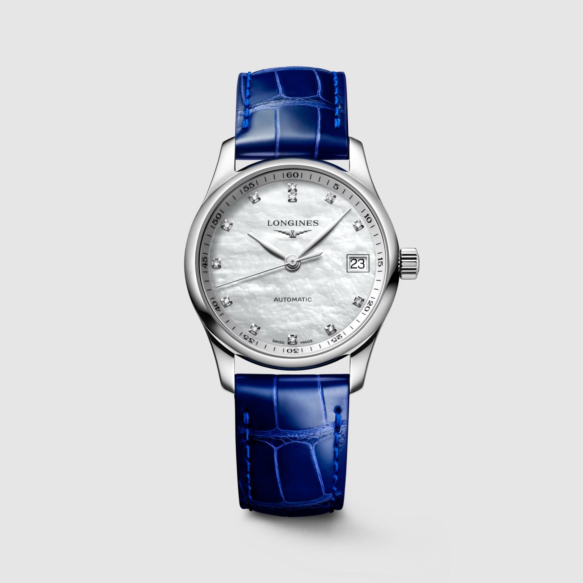 Đồng Hồ Longines The Longines Master Collection Nữ 34mm Xanh Xám