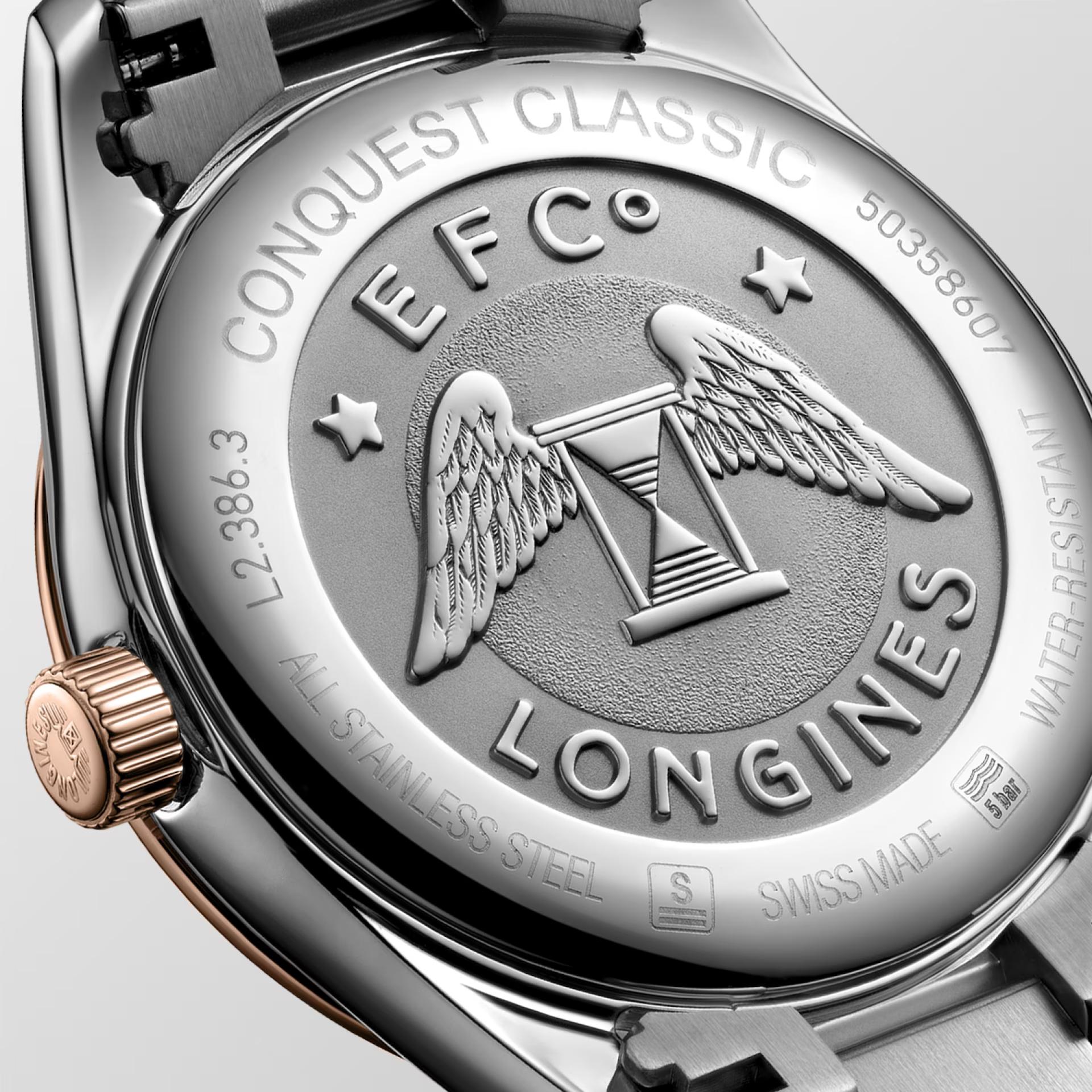 Đồng Hồ Longines Conquest Classic Nữ 34mm Xanh Hồng