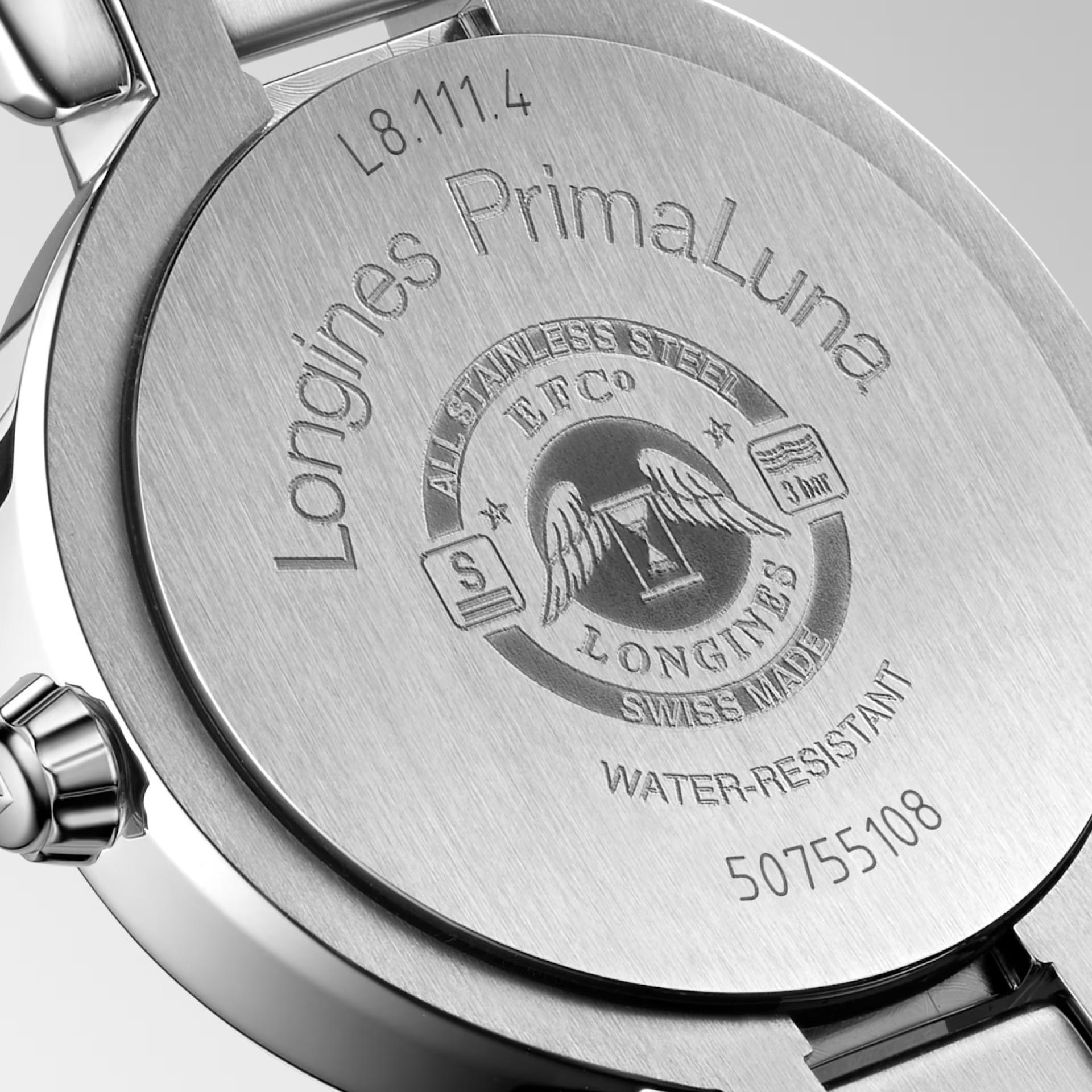 Đồng Hồ Longines Primaluna Nữ 26.5mm Xanh Dương Xám