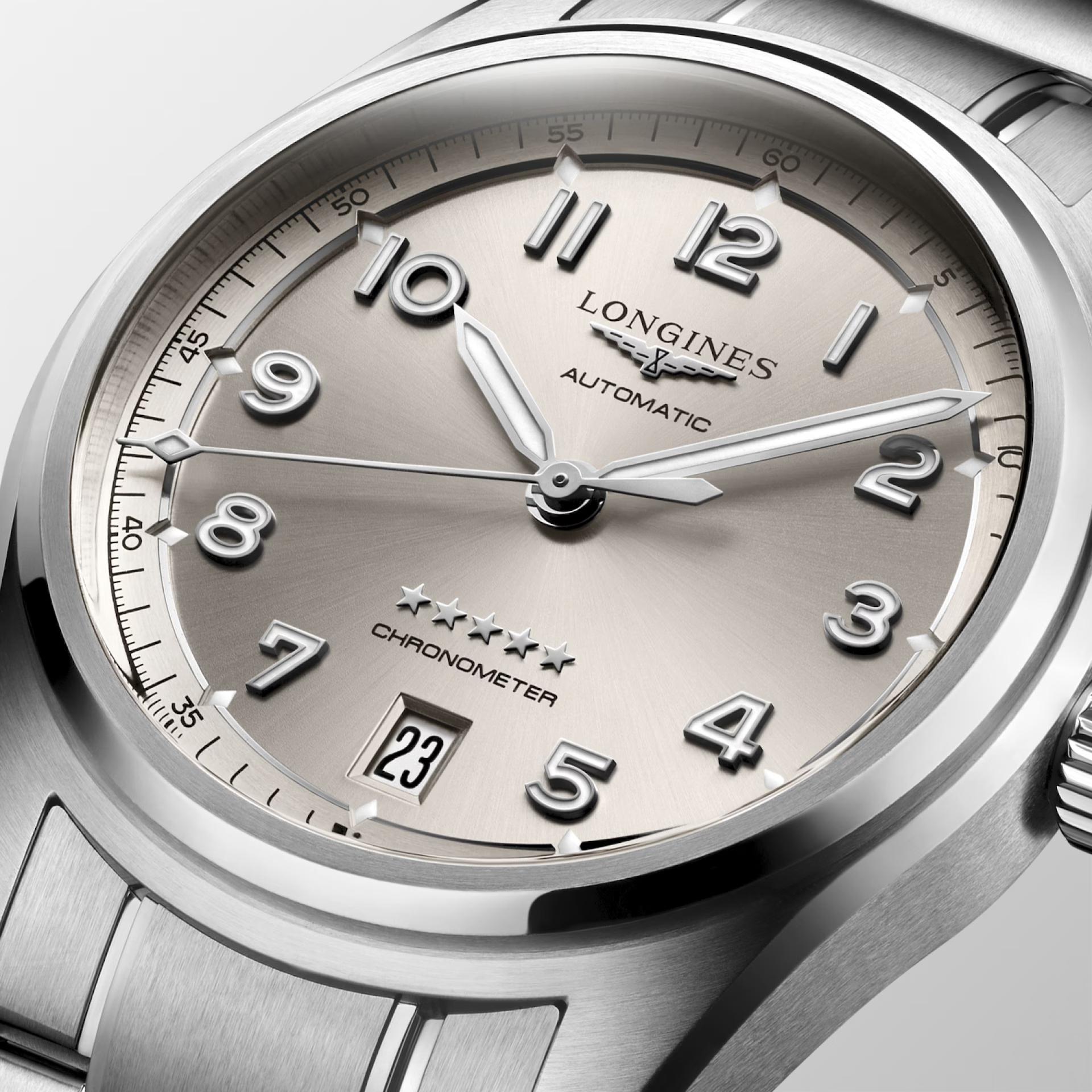 Đồng Hồ Longines Spirit Nữ 37mm Xám