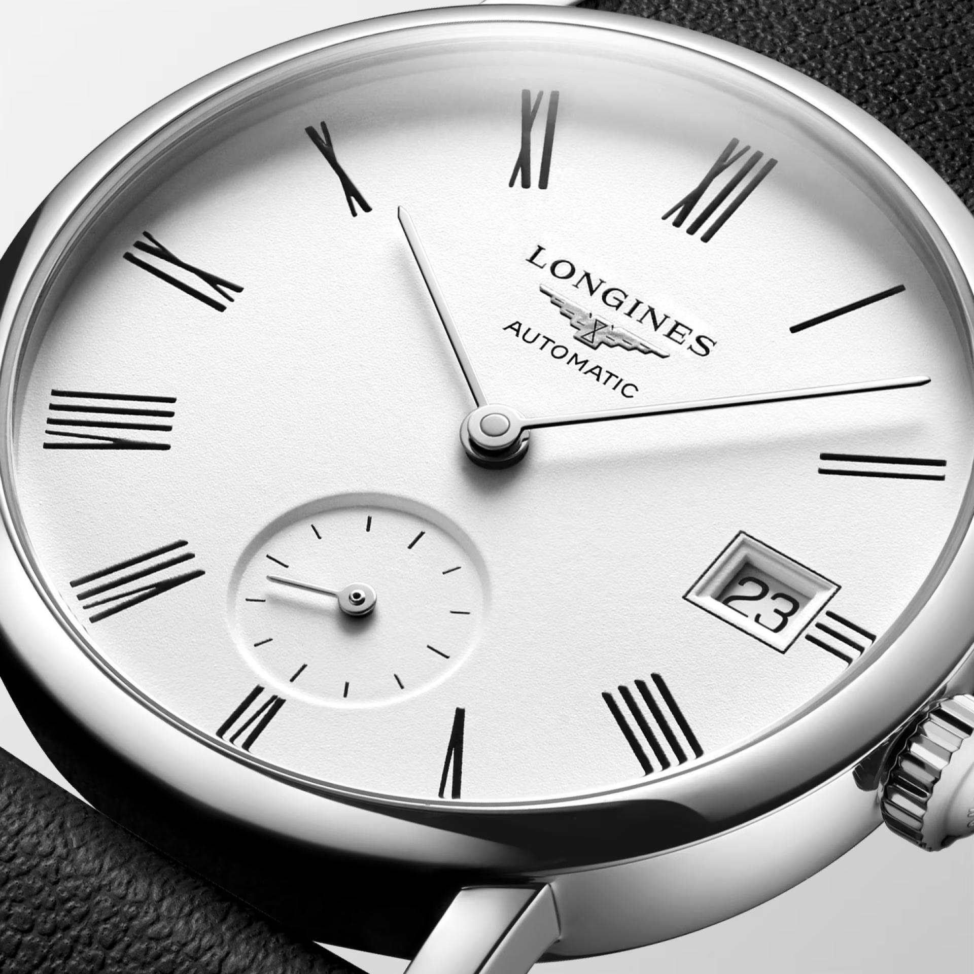 Đồng Hồ Longines The Longines Elegant Collection Nữ 34.5mm Đen Trắng