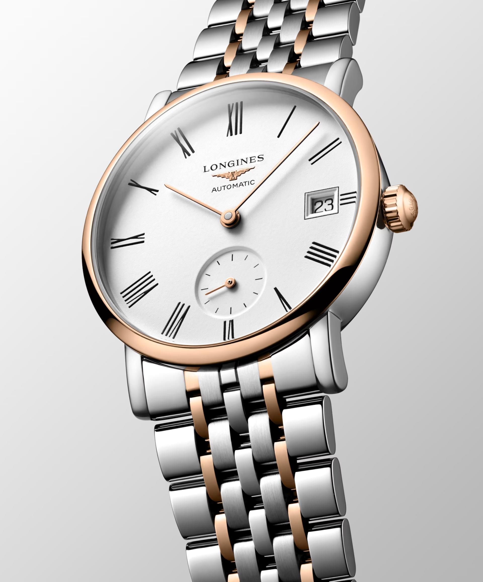 Đồng Hồ Longines The Longines Elegant Collection Nữ 34.5mm Hồng Xám