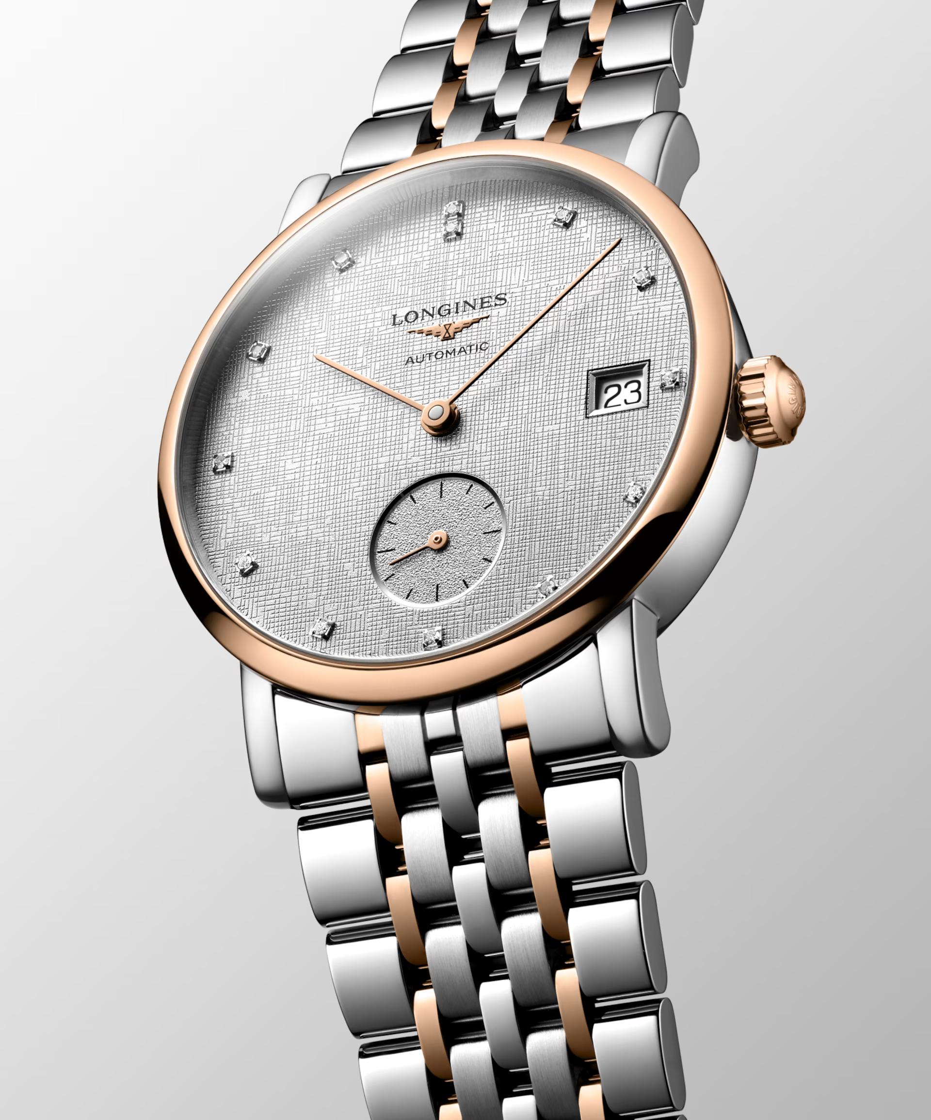 Đồng Hồ Longines The Longines Elegant Collection Nữ 34.5mm Xám Hồng