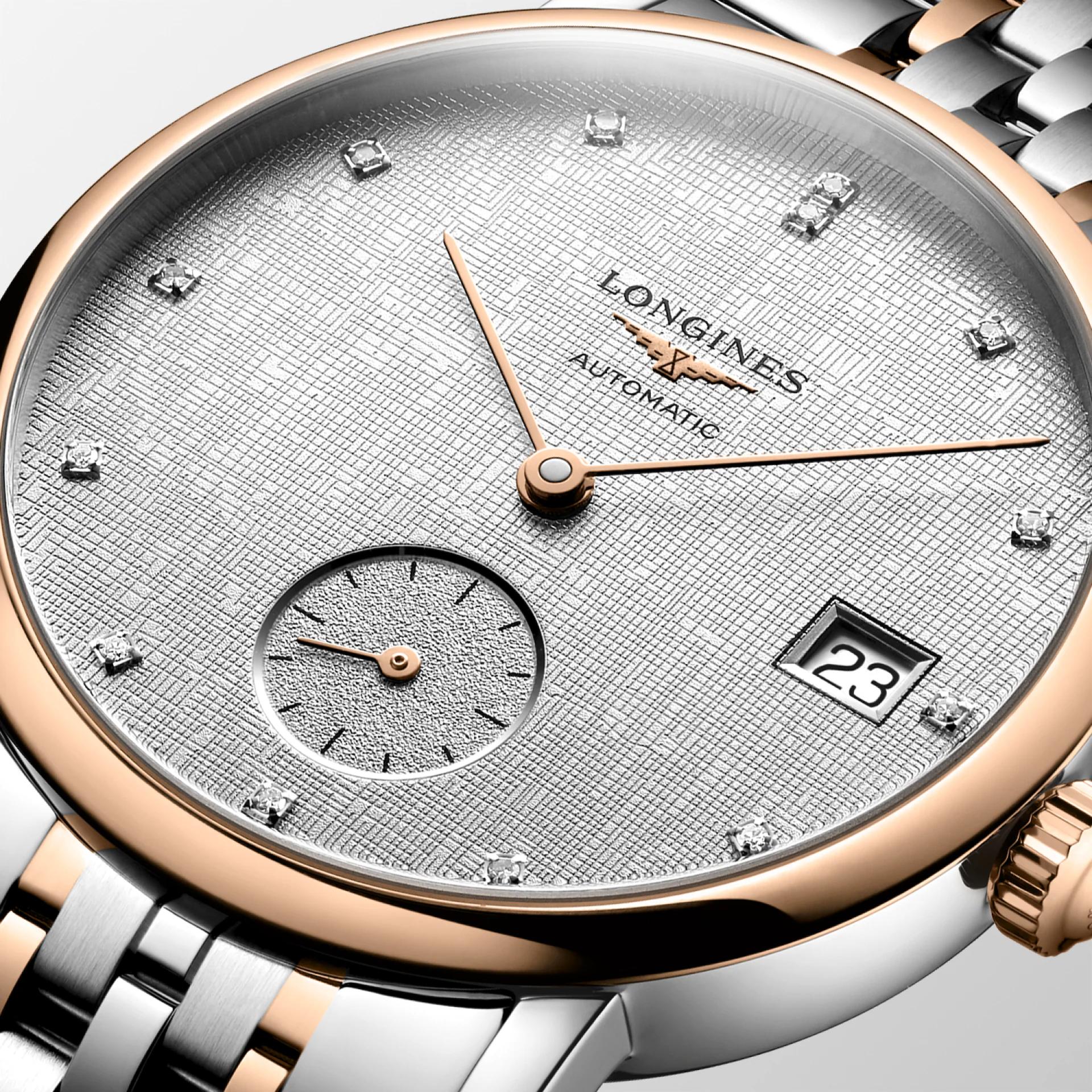 Đồng Hồ Longines The Longines Elegant Collection Nữ 34.5mm Xám Hồng