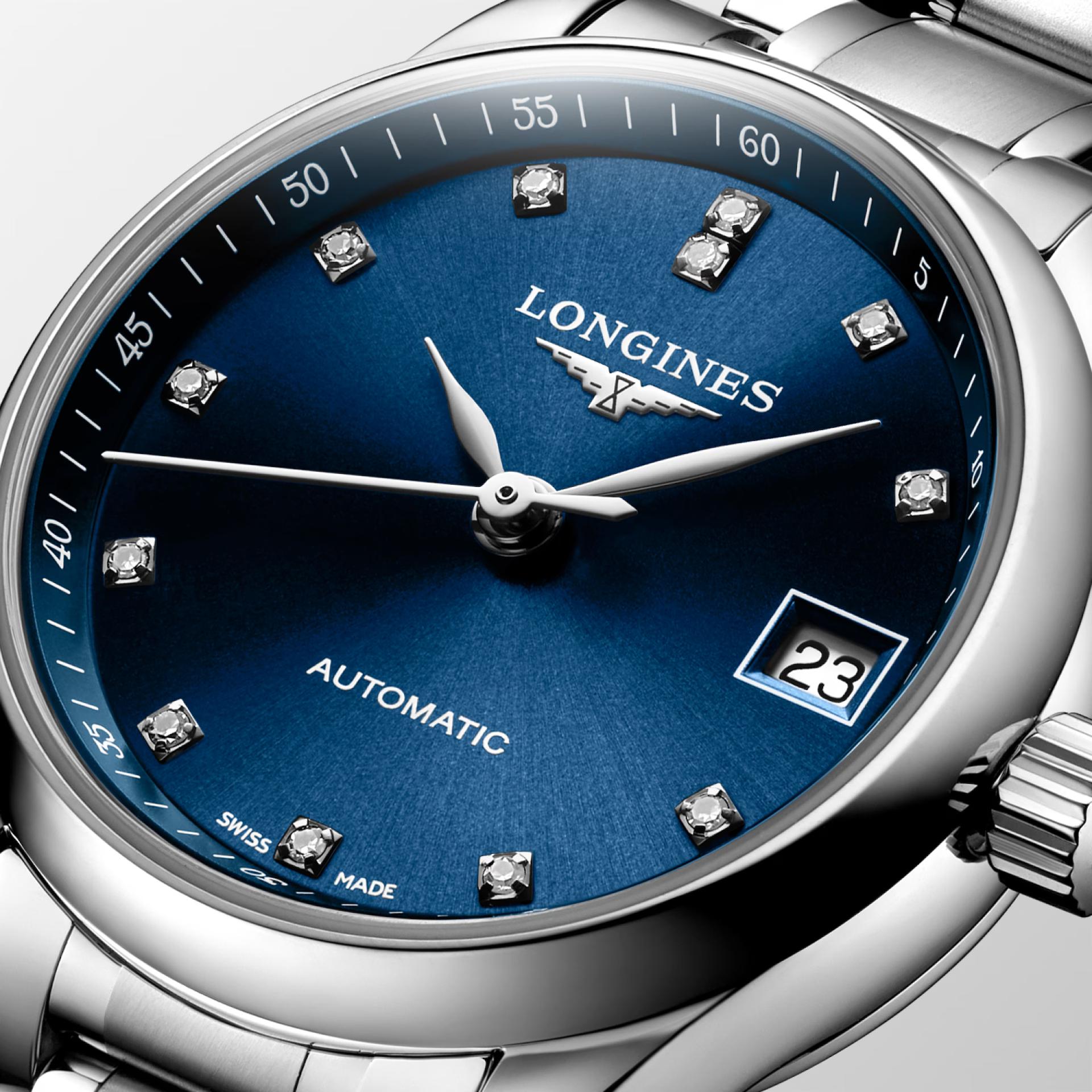 Đồng Hồ Longines The Longines Master Collection Nữ 25.5mm Xám Xanh Dương