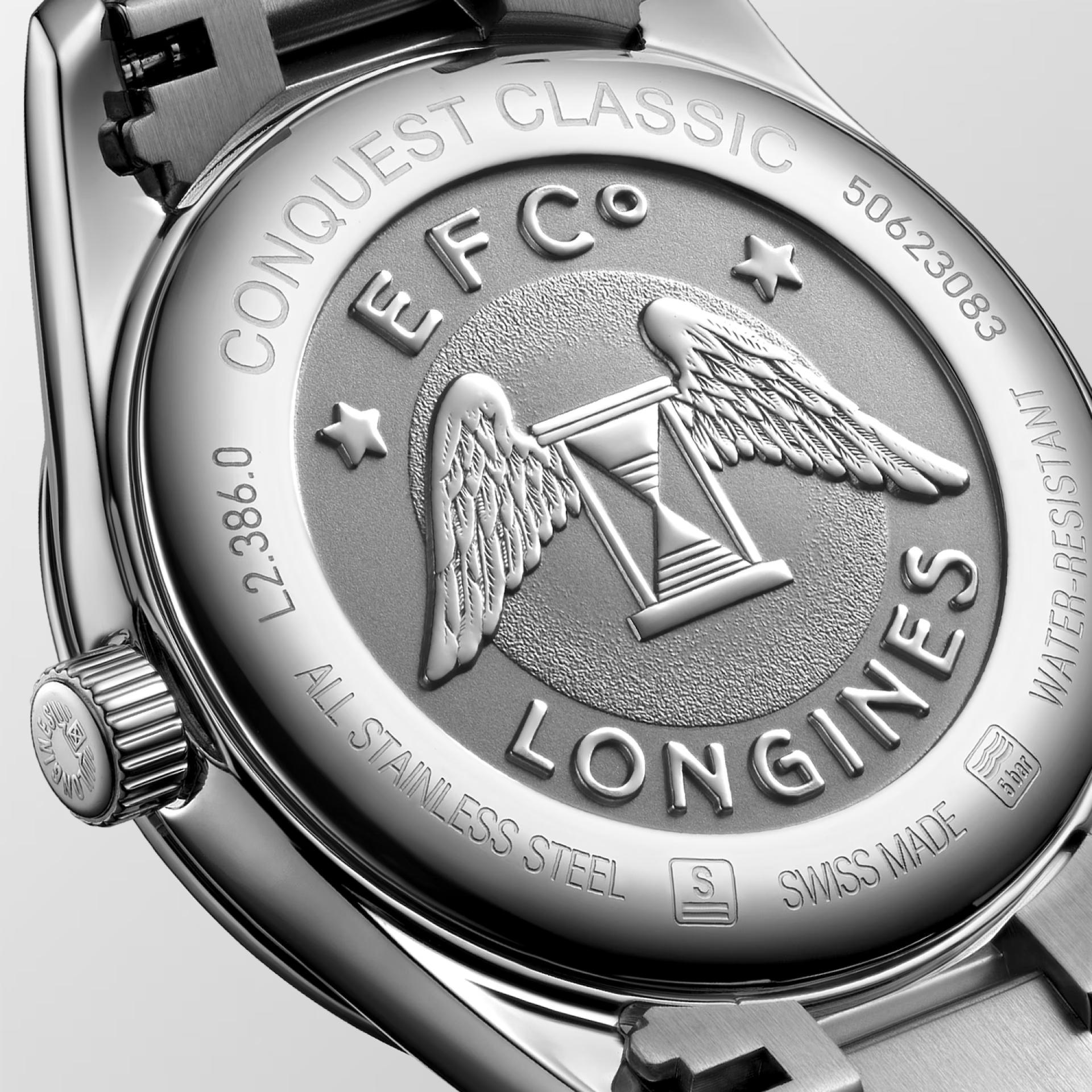 Đồng Hồ Longines Conquest Classic Nữ 34mm Bạc