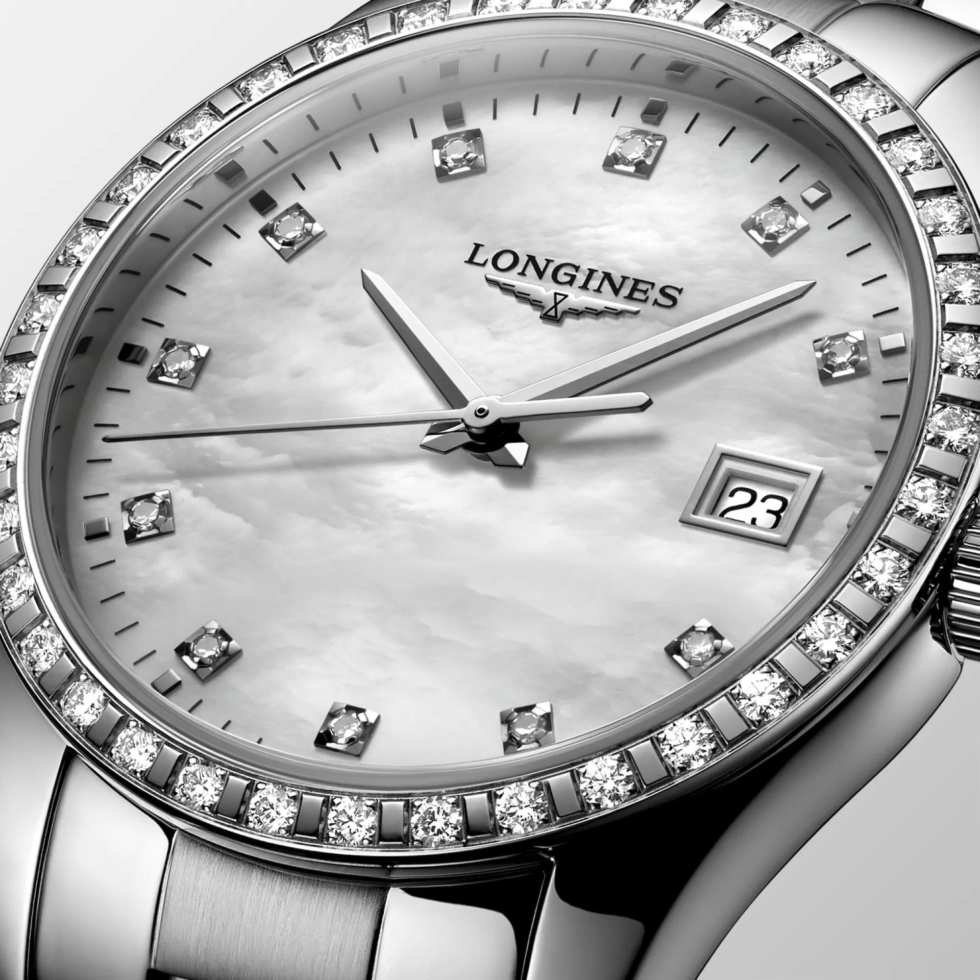 Đồng Hồ Longines Conquest Classic Nữ 34mm Xám