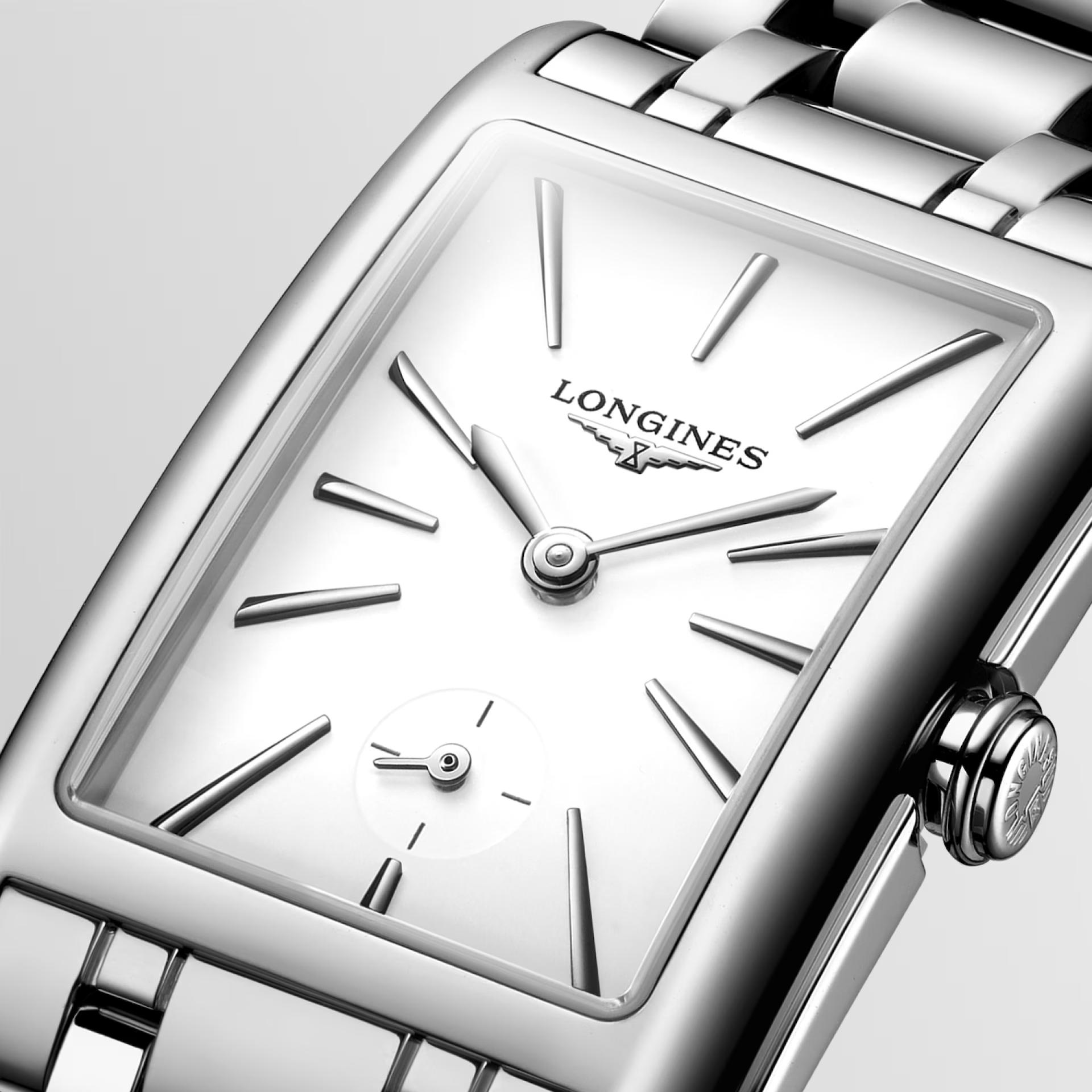 Đồng Hồ Longines Dolcevita Nữ 37mm Bạc Xám