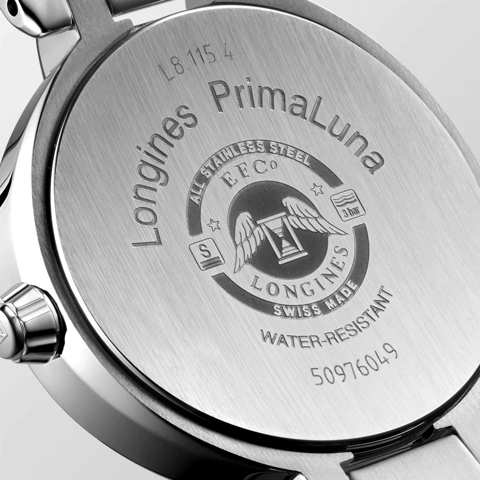 Đồng Hồ Longines Primaluna Nữ 30.5mm Bạc