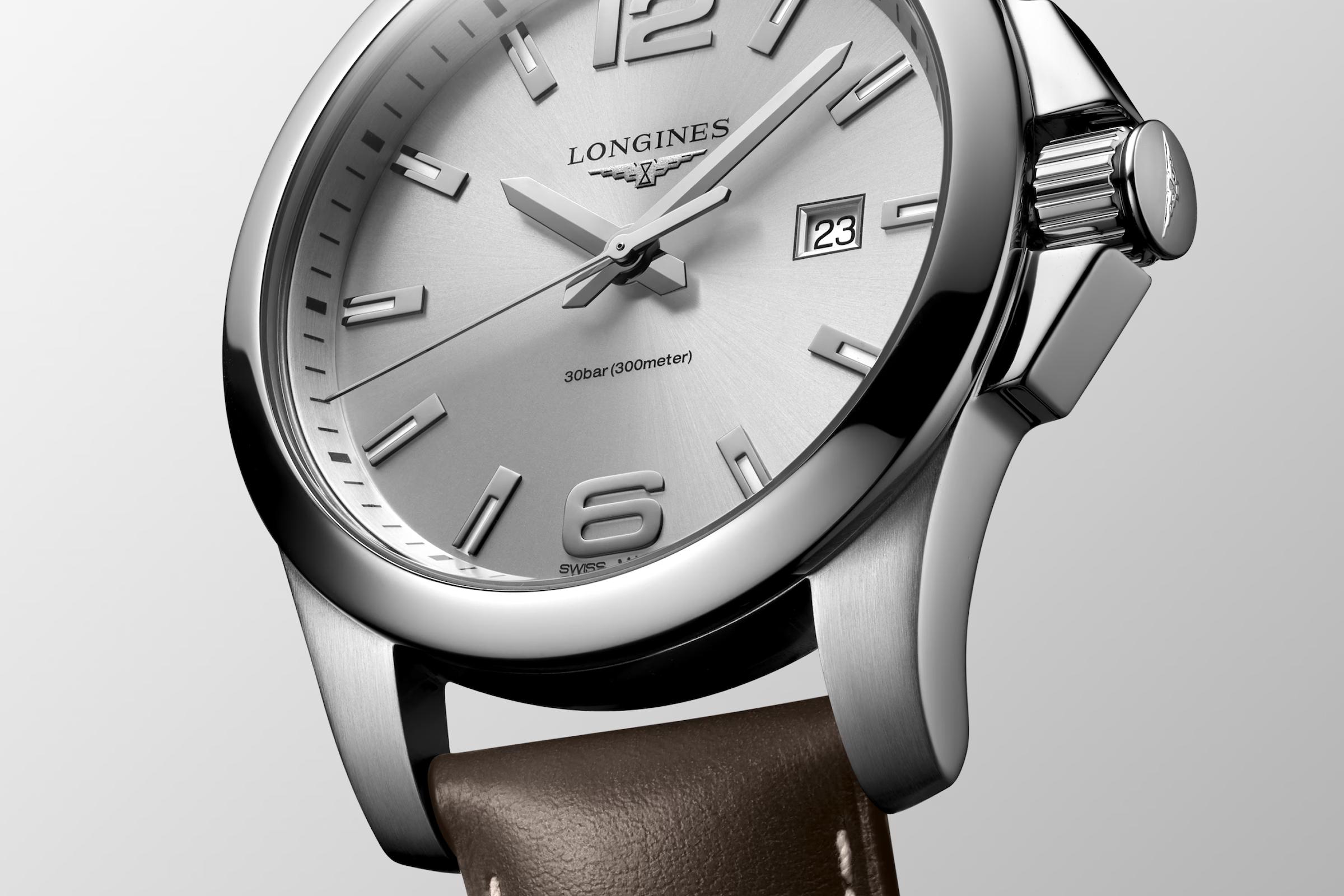 Đồng Hồ Longines Conquest Nam 43mm Nâu