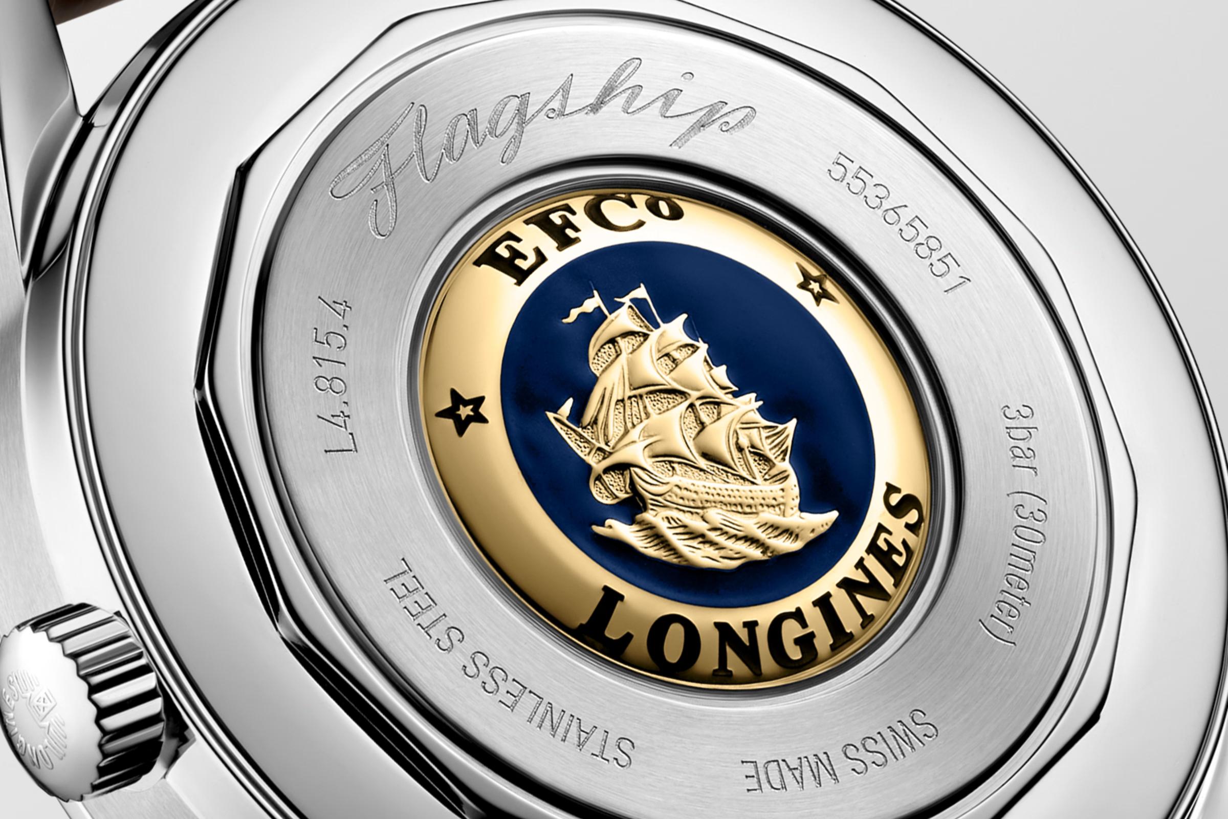 Đồng Hồ Longines Flagship Heritage Nam 38.5 mm Nâu