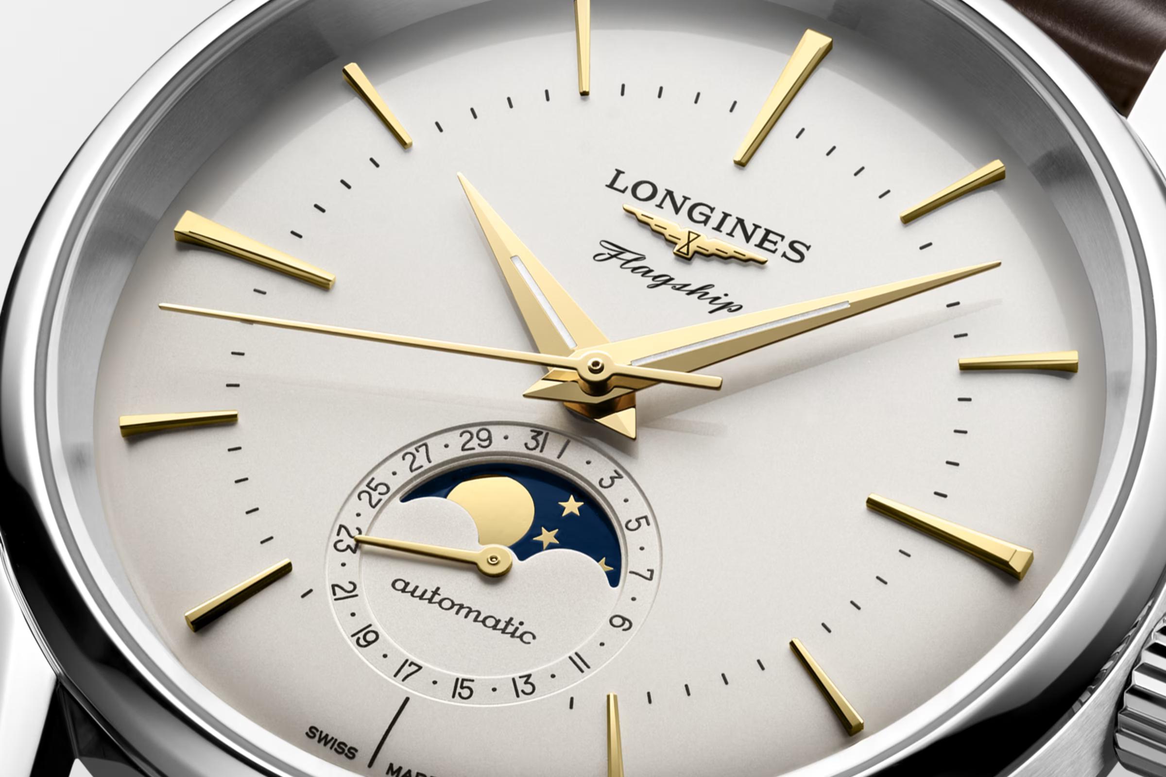 Đồng Hồ Longines Flagship Heritage Nam 38.5 mm Nâu