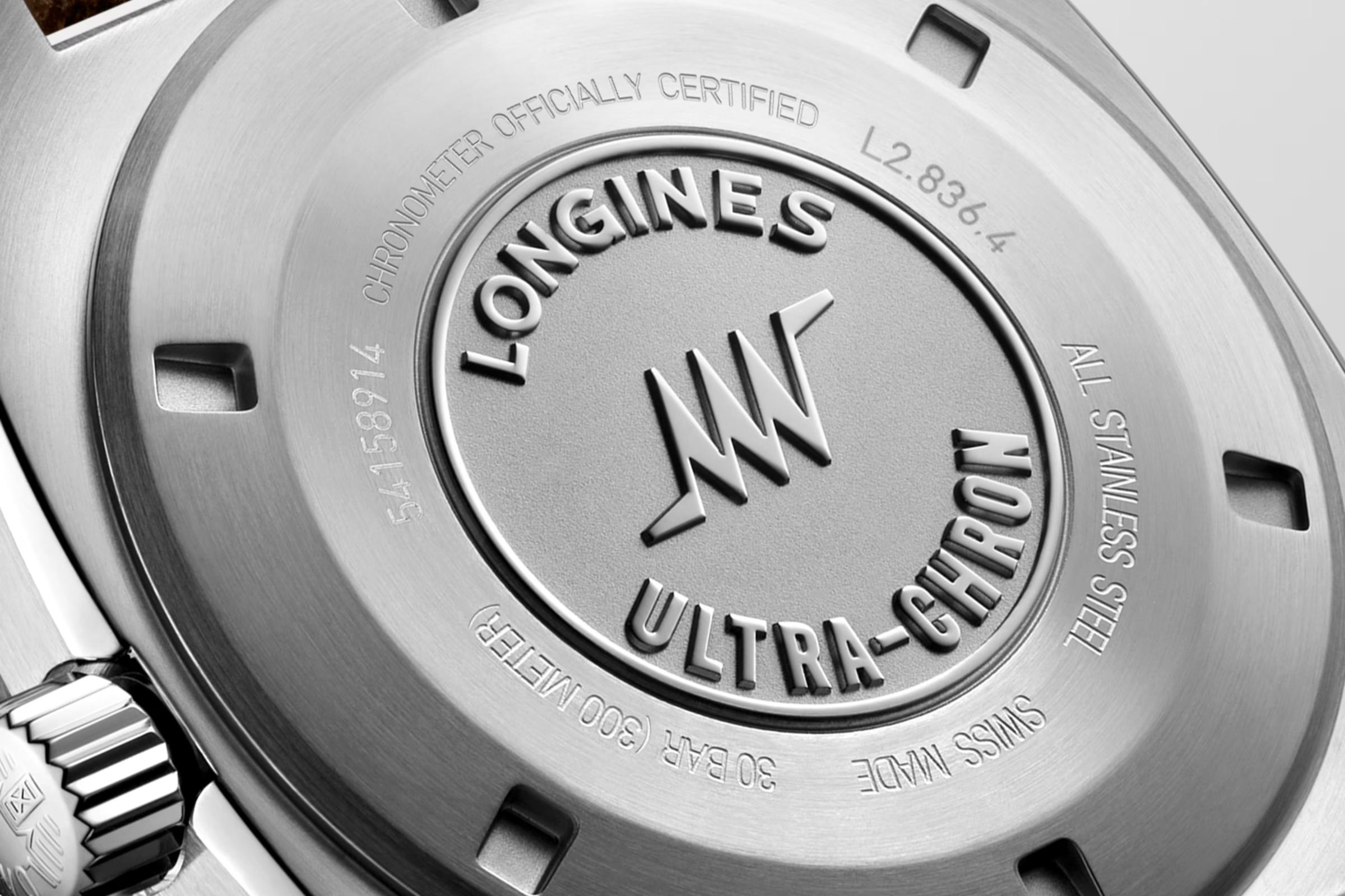 Đồng Hồ Longines Ultra-Chron Nam 43mm Nâu Đen