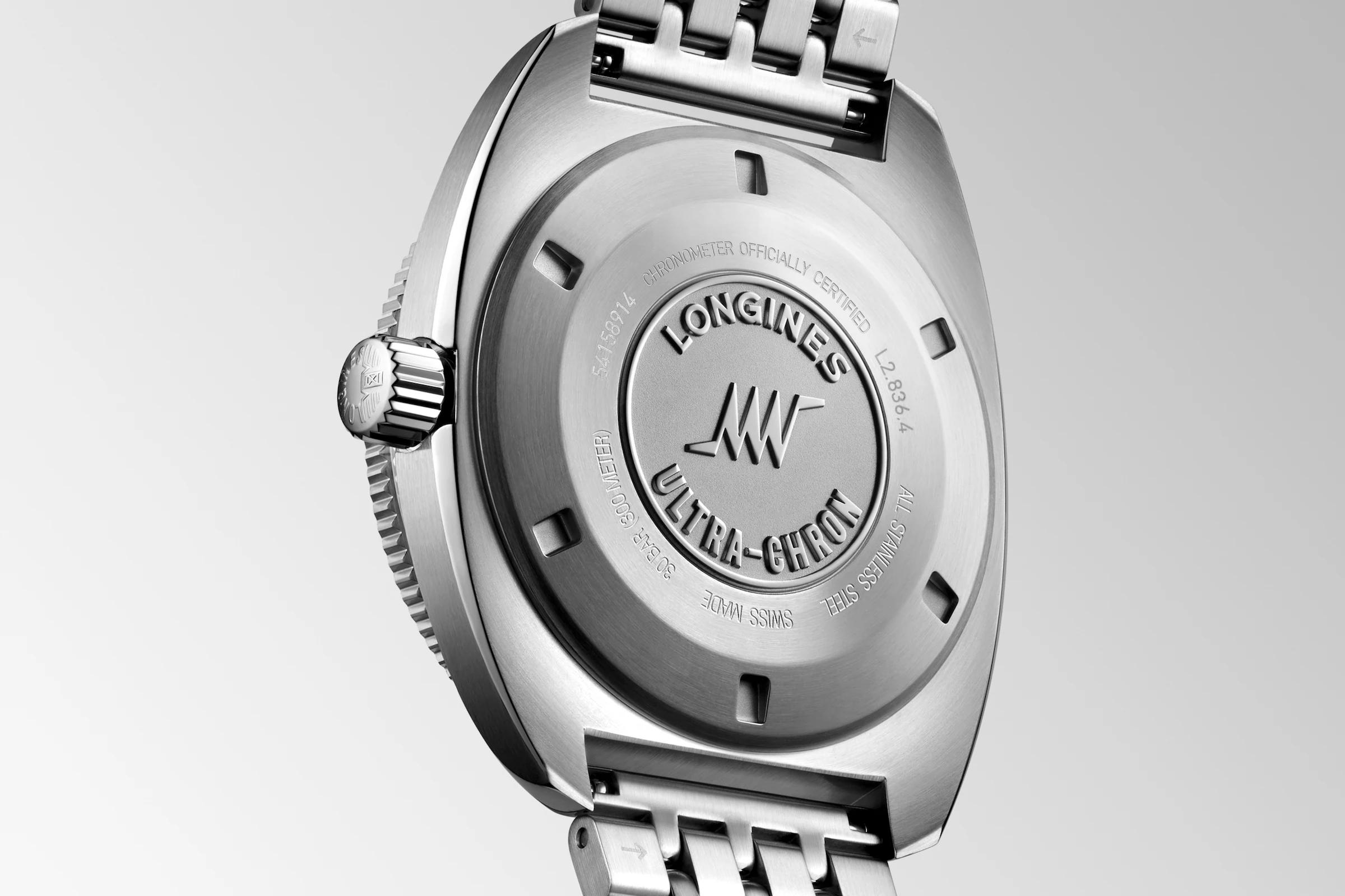 Đồng Hồ Longines Ultra-Chron Nam 43mm Xám Đen