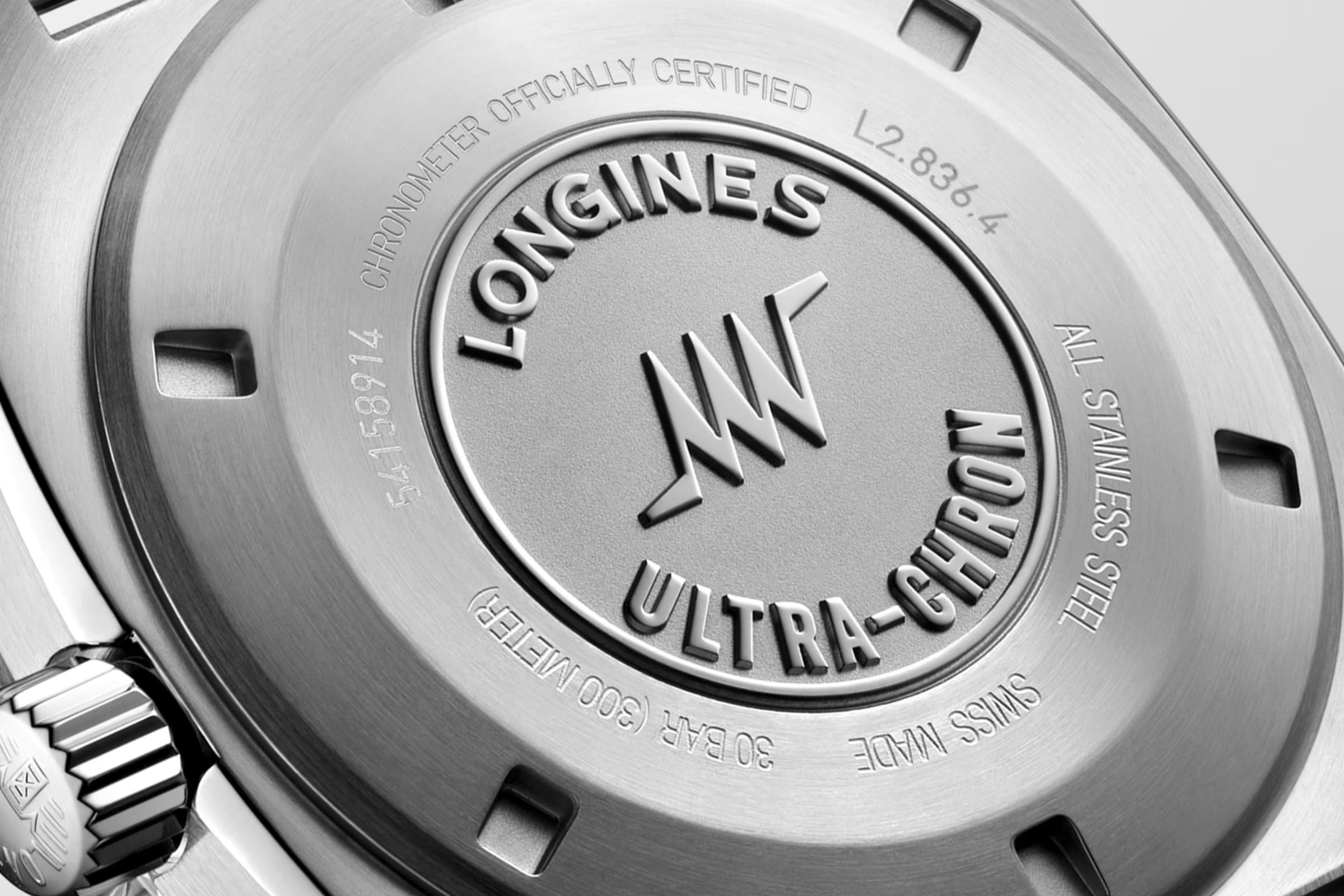 Đồng Hồ Longines Ultra-Chron Nam 43mm Xám Đen