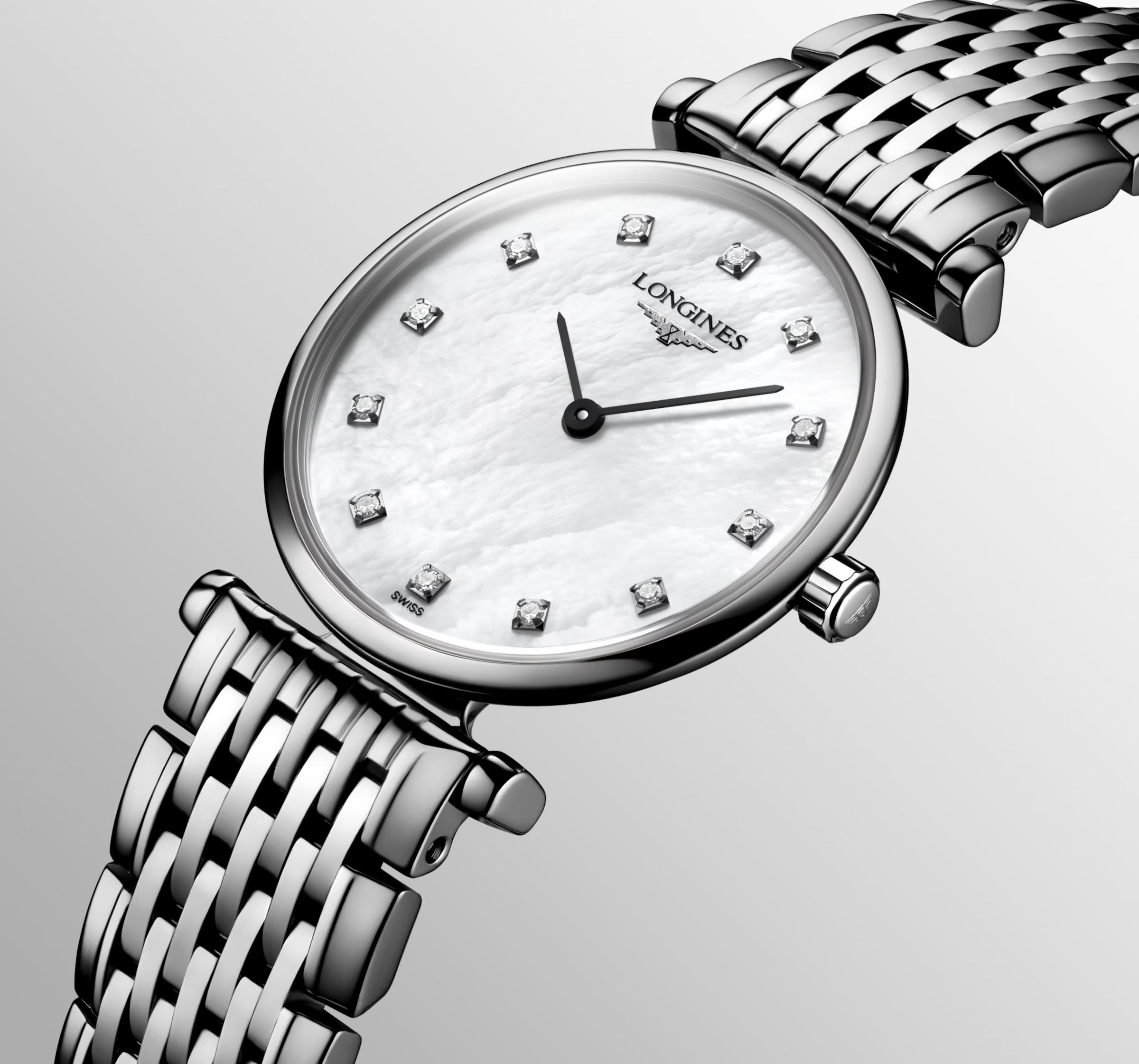 Đồng Hồ Longines La Grande Classique De Longines nữ 24mm Xám Trắng