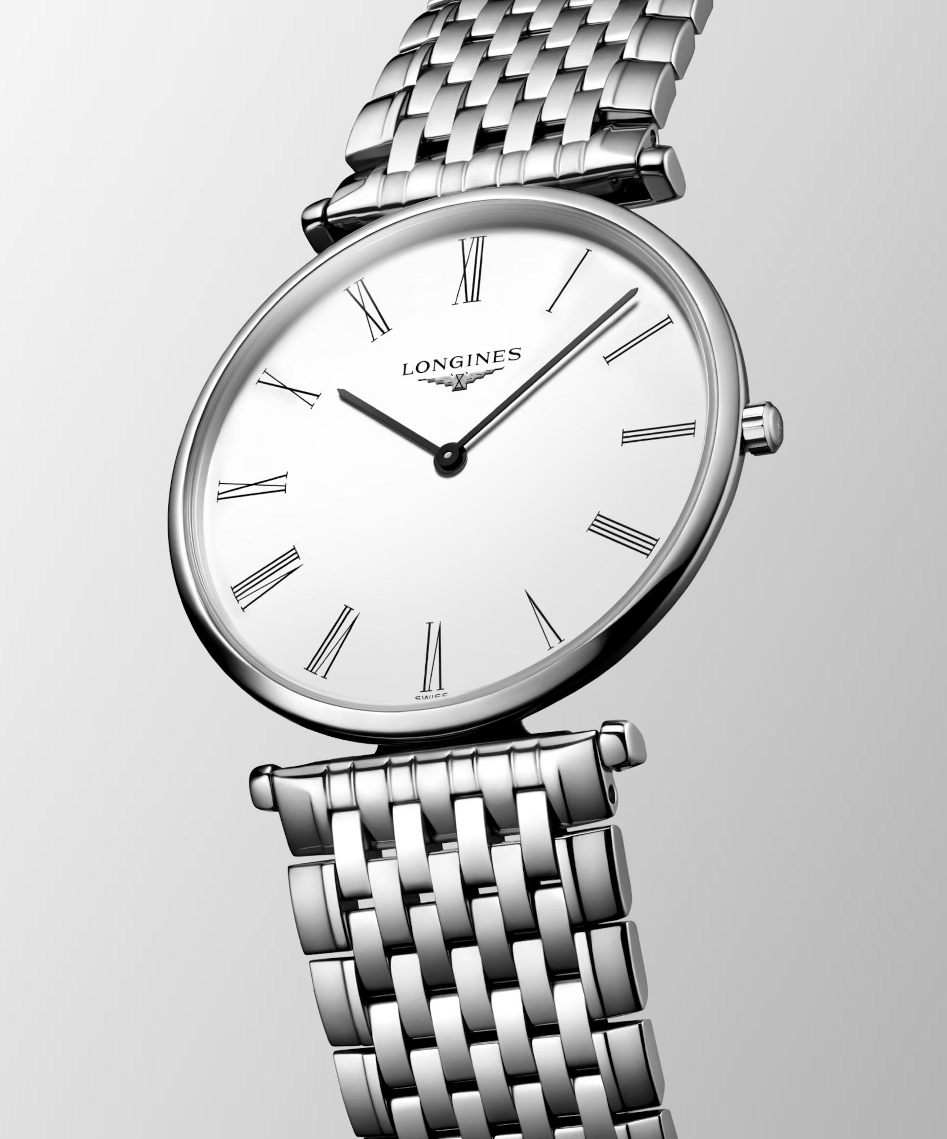 Đồng Hồ Longines La Grande Classique De Longines Nữ 36mm Trắng Xám