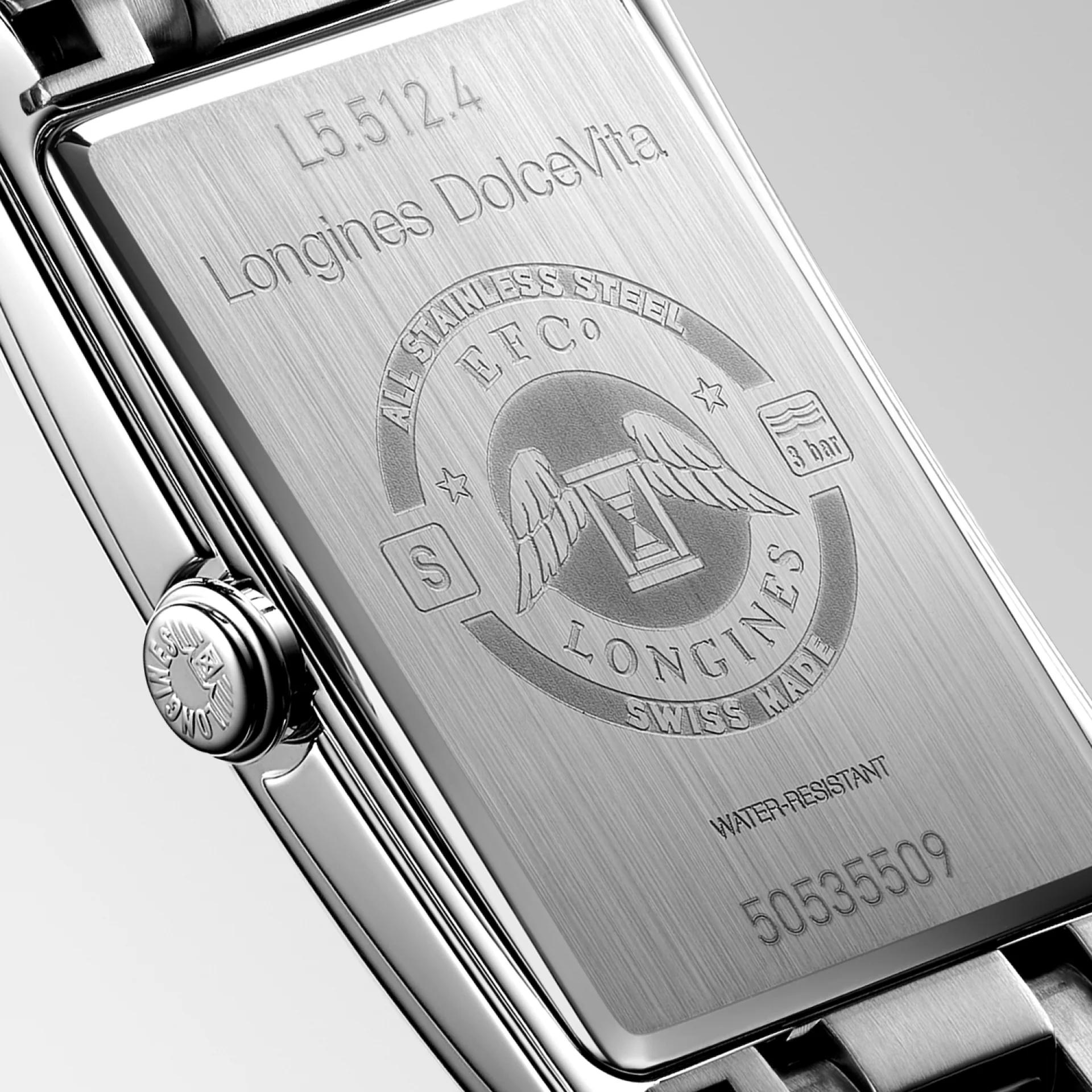 Đồng Hồ Longines Dolcevita 37mm Xám Bạc