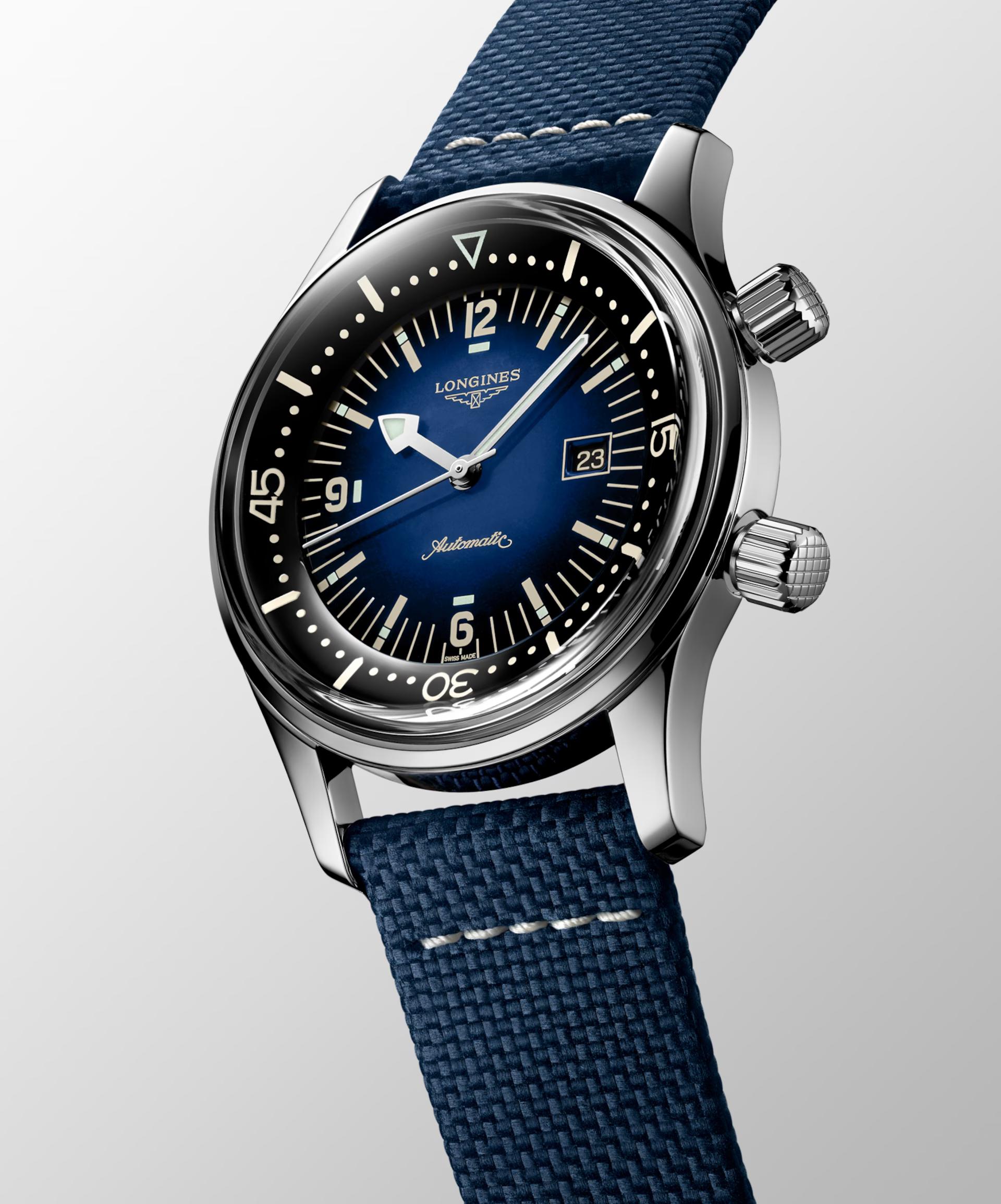 Đồng Hồ Longines The Longines Legend Diver Watch Nữ 36mm Xanh Dương