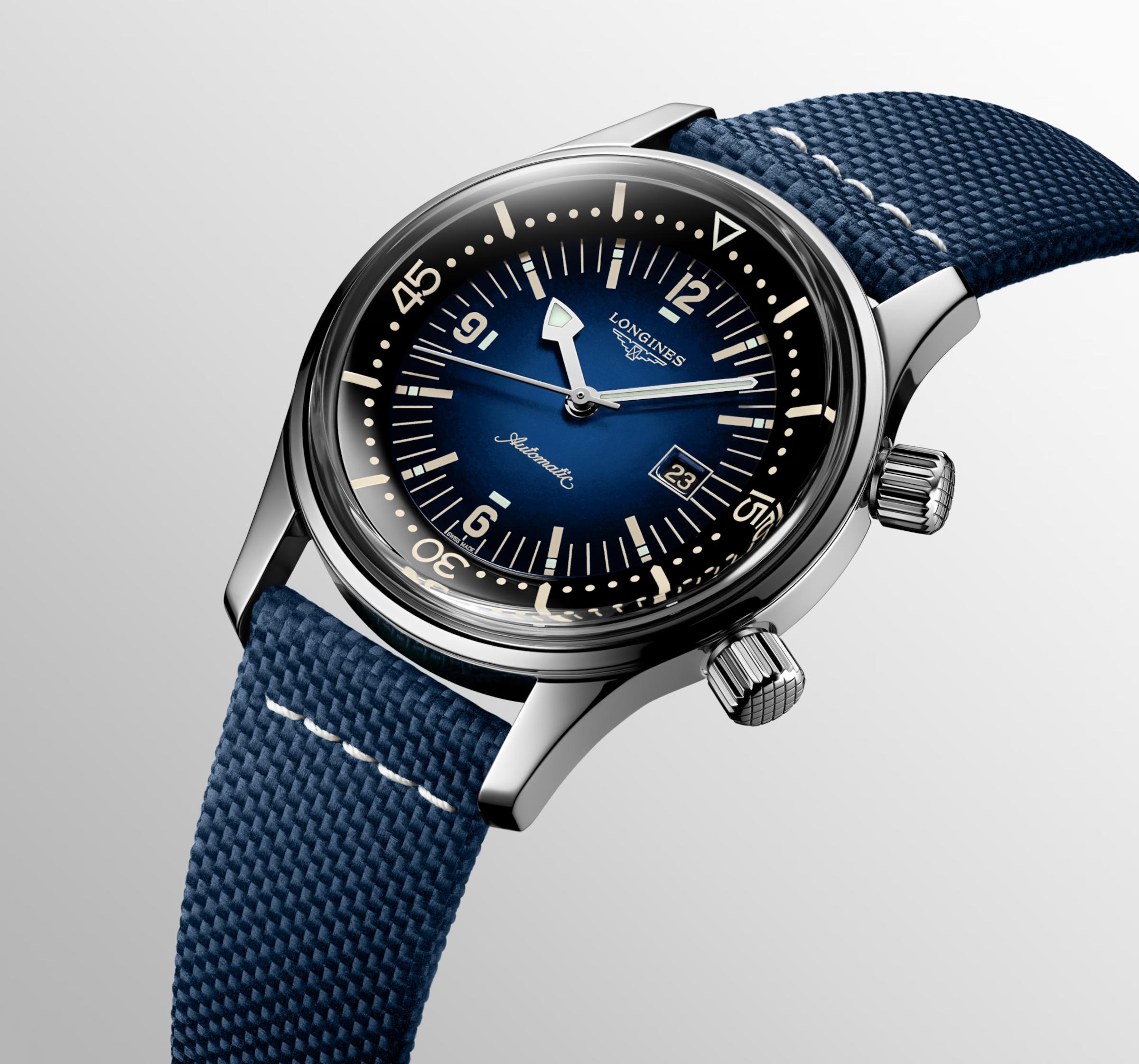 Đồng Hồ Longines The Longines Legend Diver Watch Nữ 36mm Xanh Dương