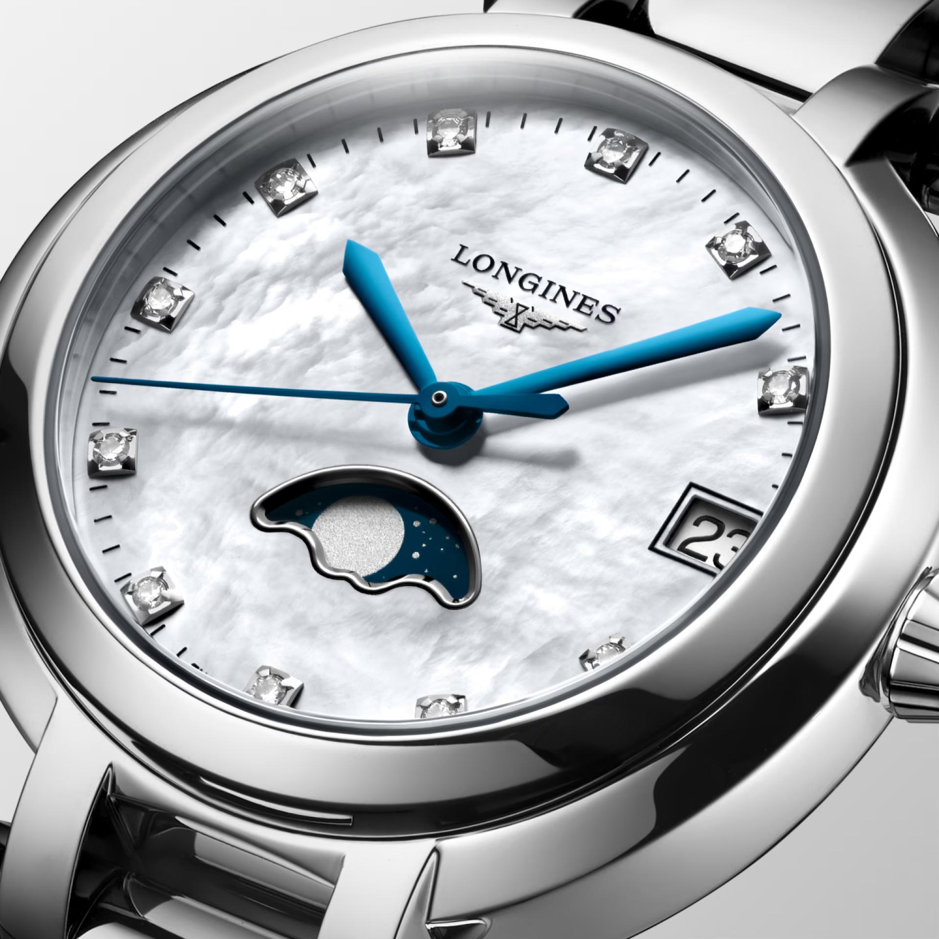 Đồng Hồ Longines Primaluna Nữ 30.5mm Xám Ghi