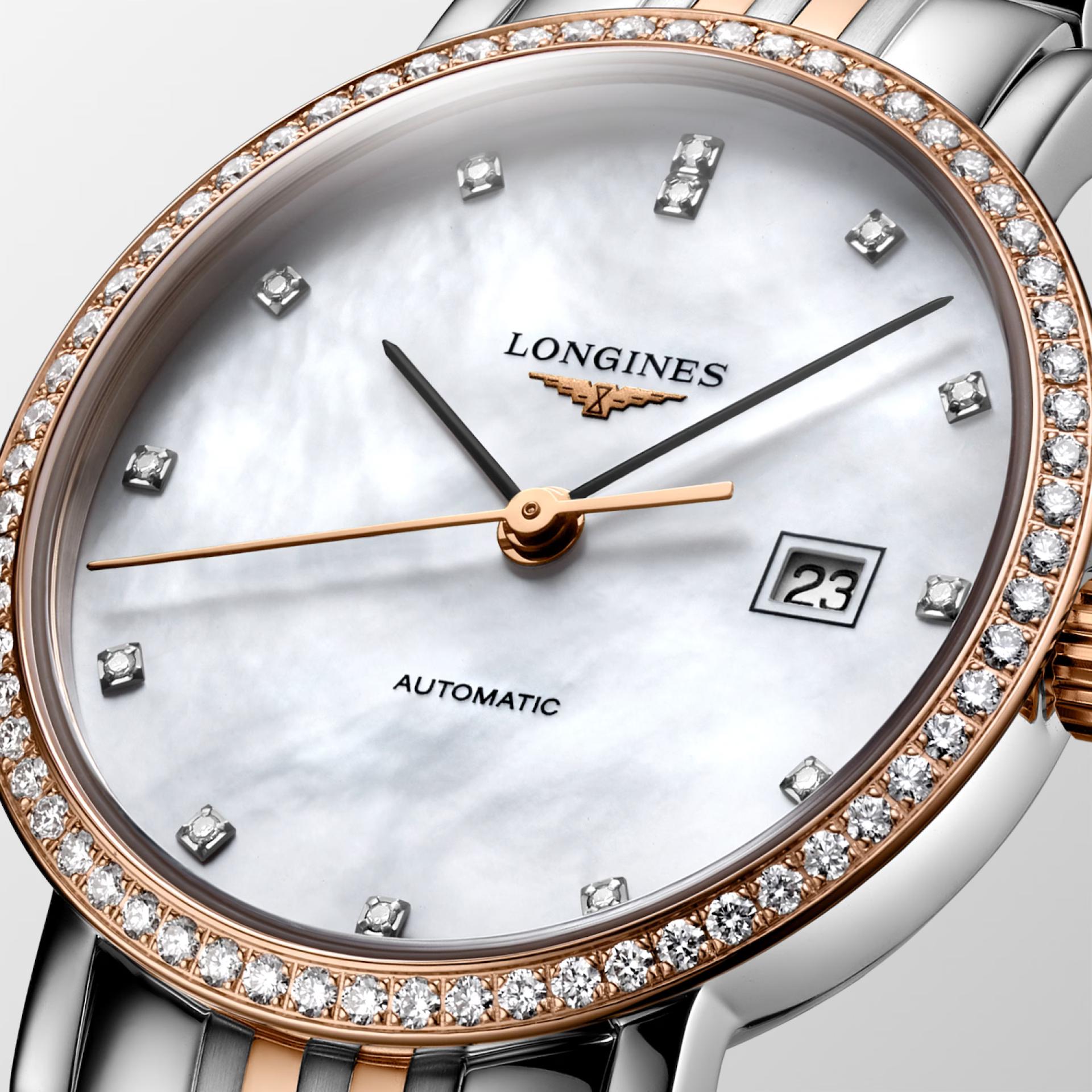 Đồng Hồ Longines The Longines Elegant Collection Nữ 29mm Bạc Trắng