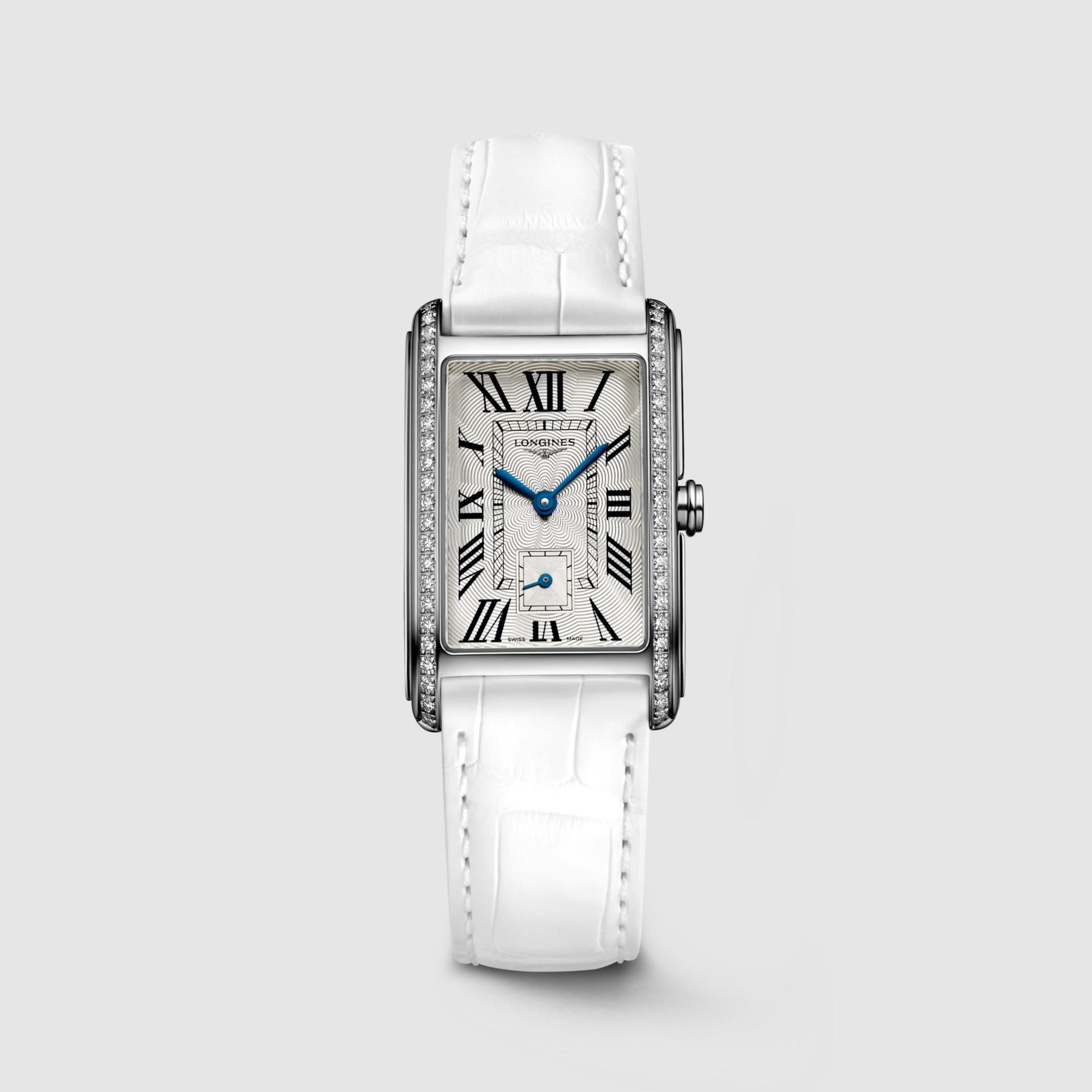 Đồng Hồ Longines Dolcevita Nữ 37mm Xám Trắng