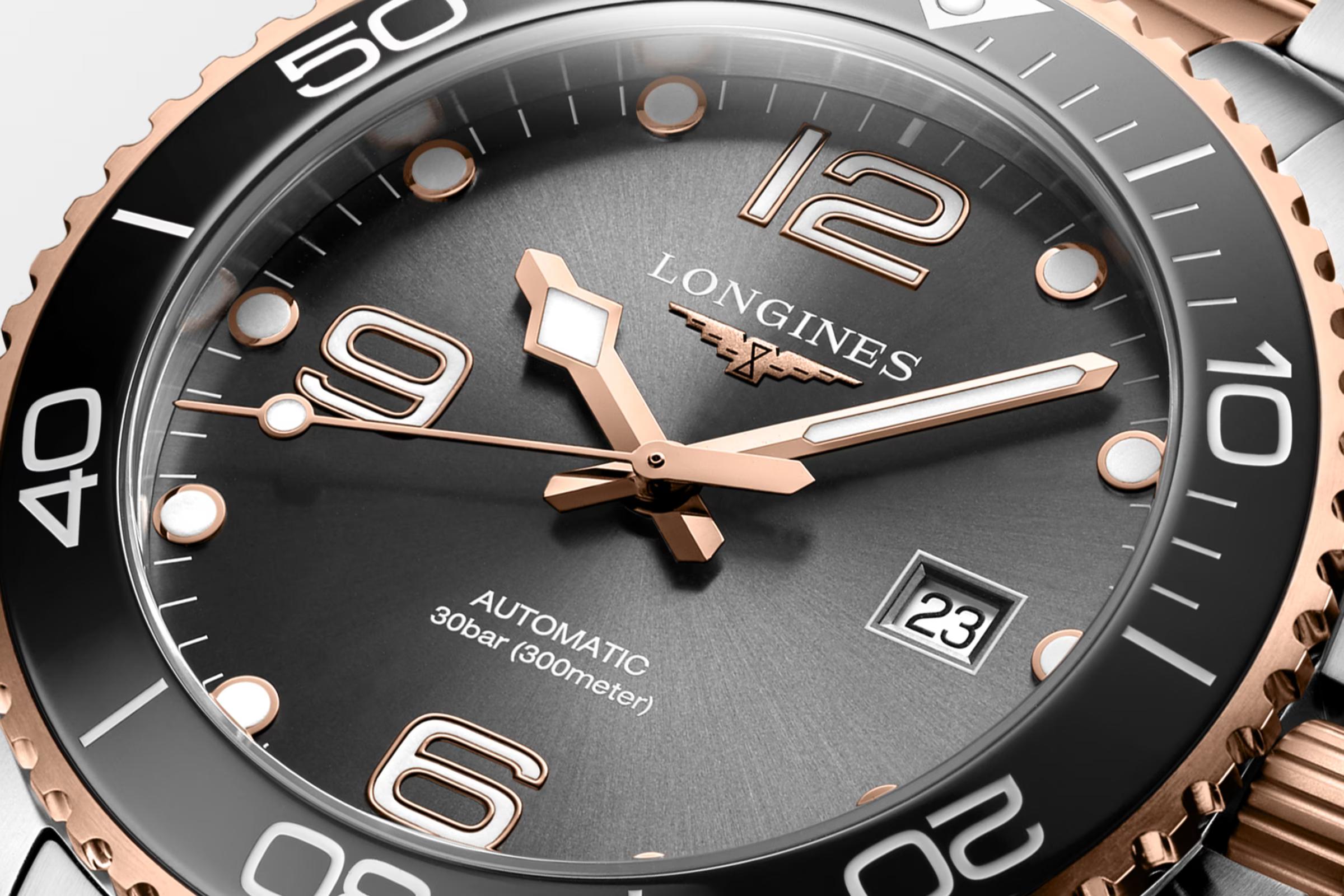 Đồng Hồ Longines Hydroconquest Nam 43mm Bạc Hồng