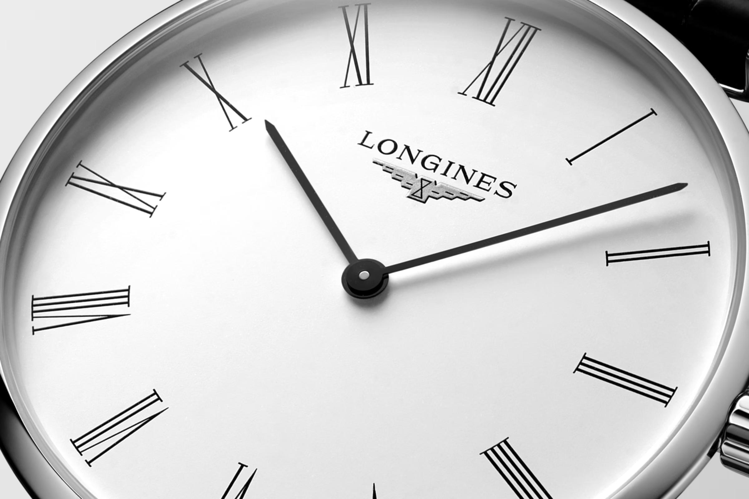 Đồng Hồ Longines La Grande Classique De Longines Nam 38mm Đen Trắng