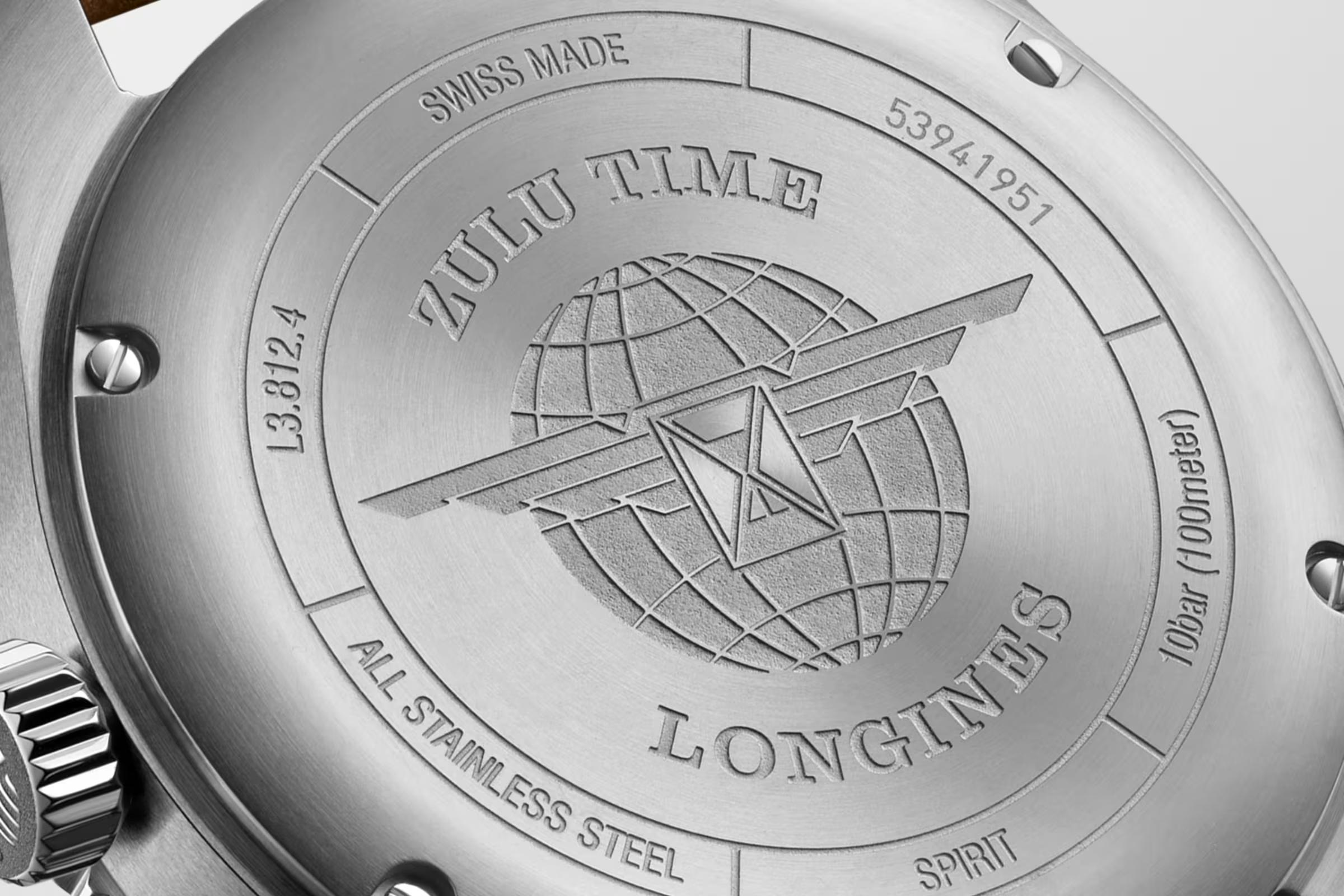 Đồng Hồ Longines Spirit Zulu Time Nam 42mm Nâu