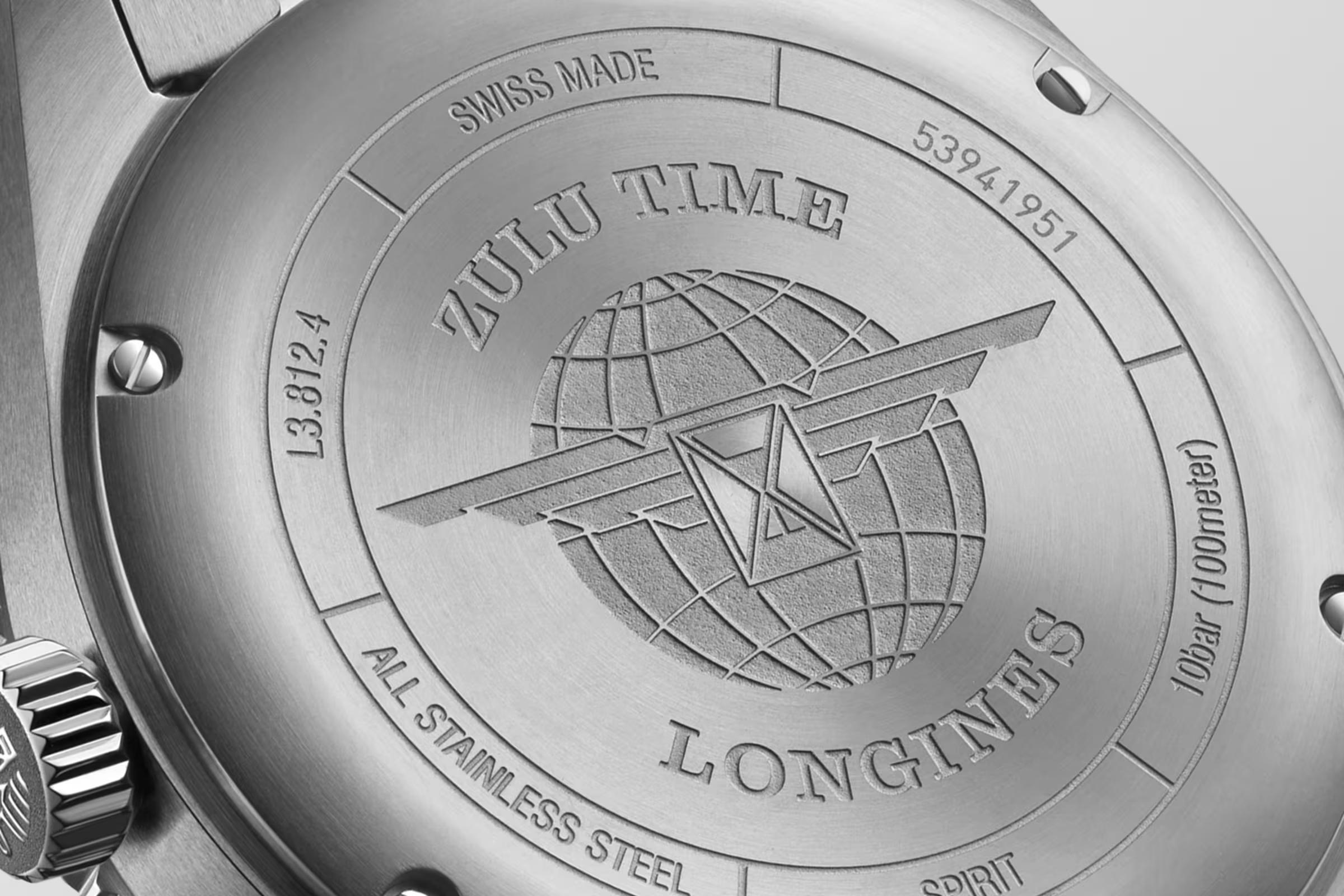 Đồng Hồ Longines Spirit Zulu Time Nam 42mm Bạc