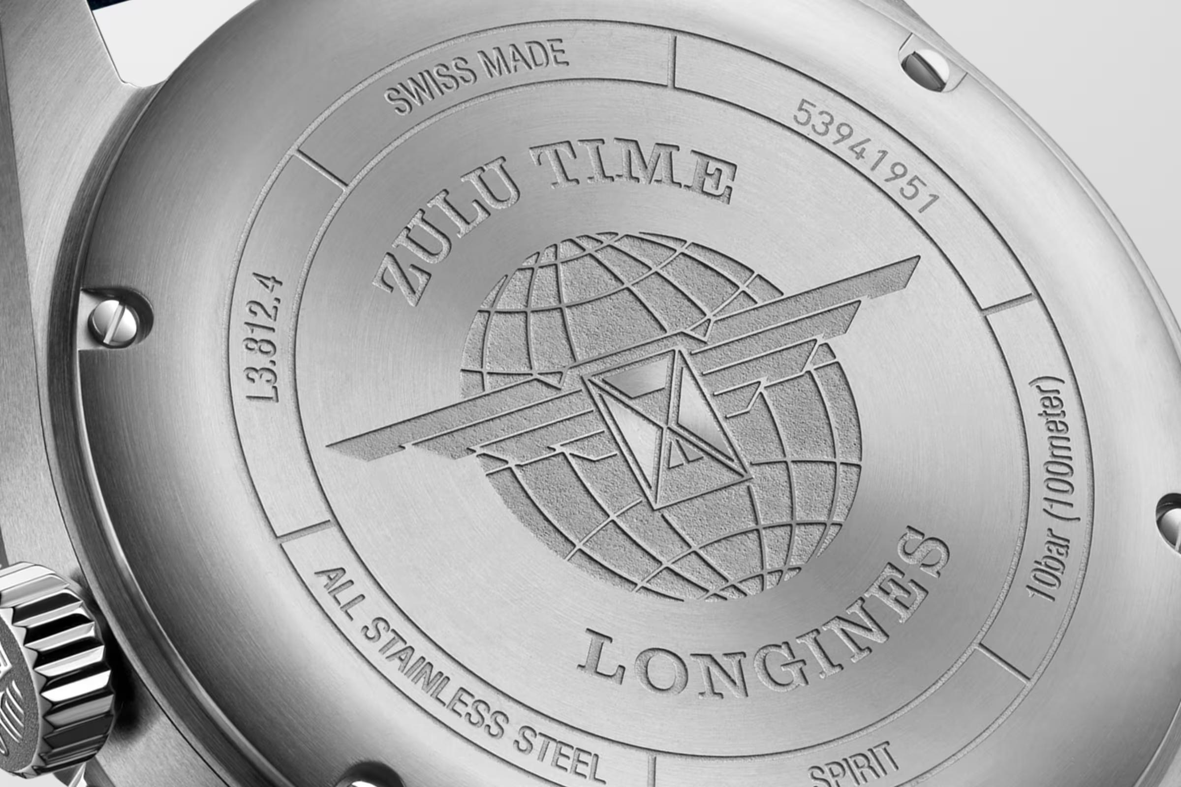 Đồng Hồ Longines Spirit Zulu Time Nam 42mm Xanh