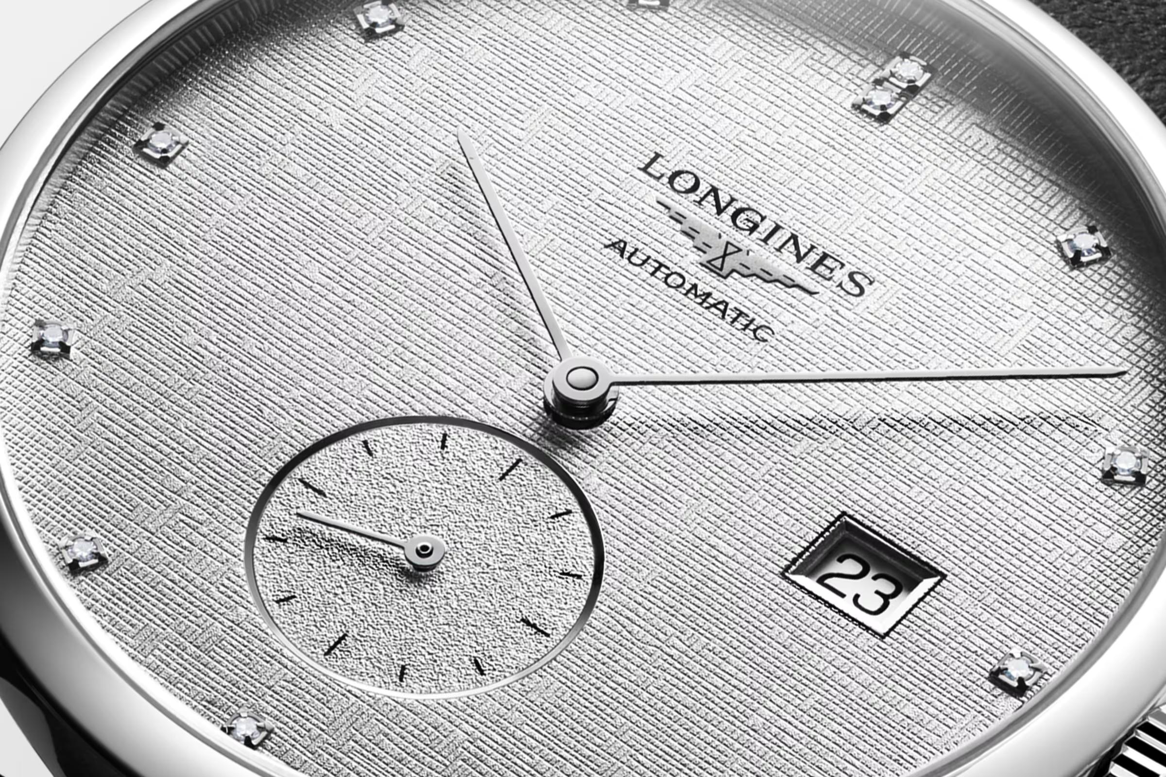 Đồng Hồ Longines The Longines Elegant Collection Nam 39mm Xám Đen