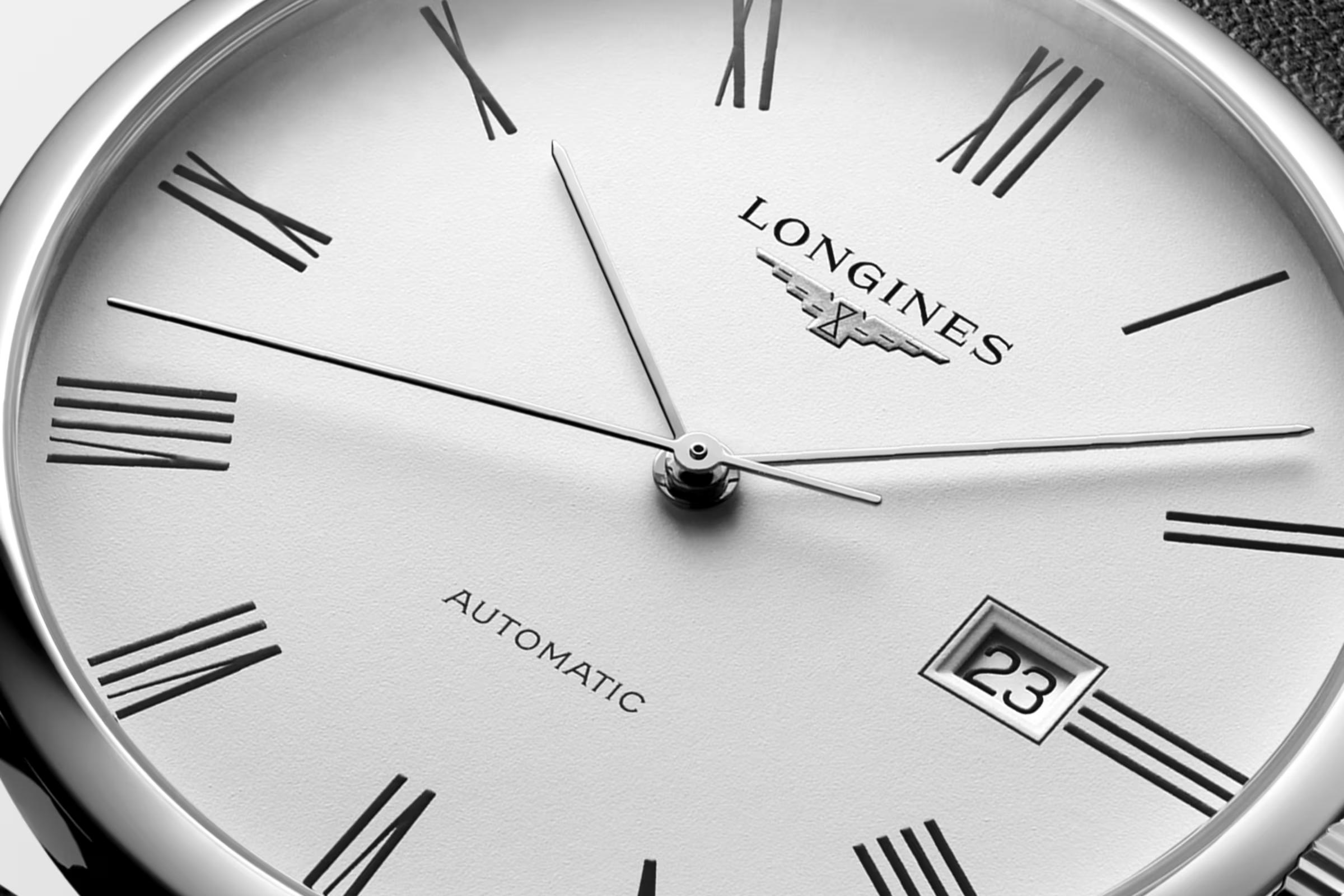 Đồng Hồ Longines The Longines Elegant Collection Nam 41mm Đen Trắng