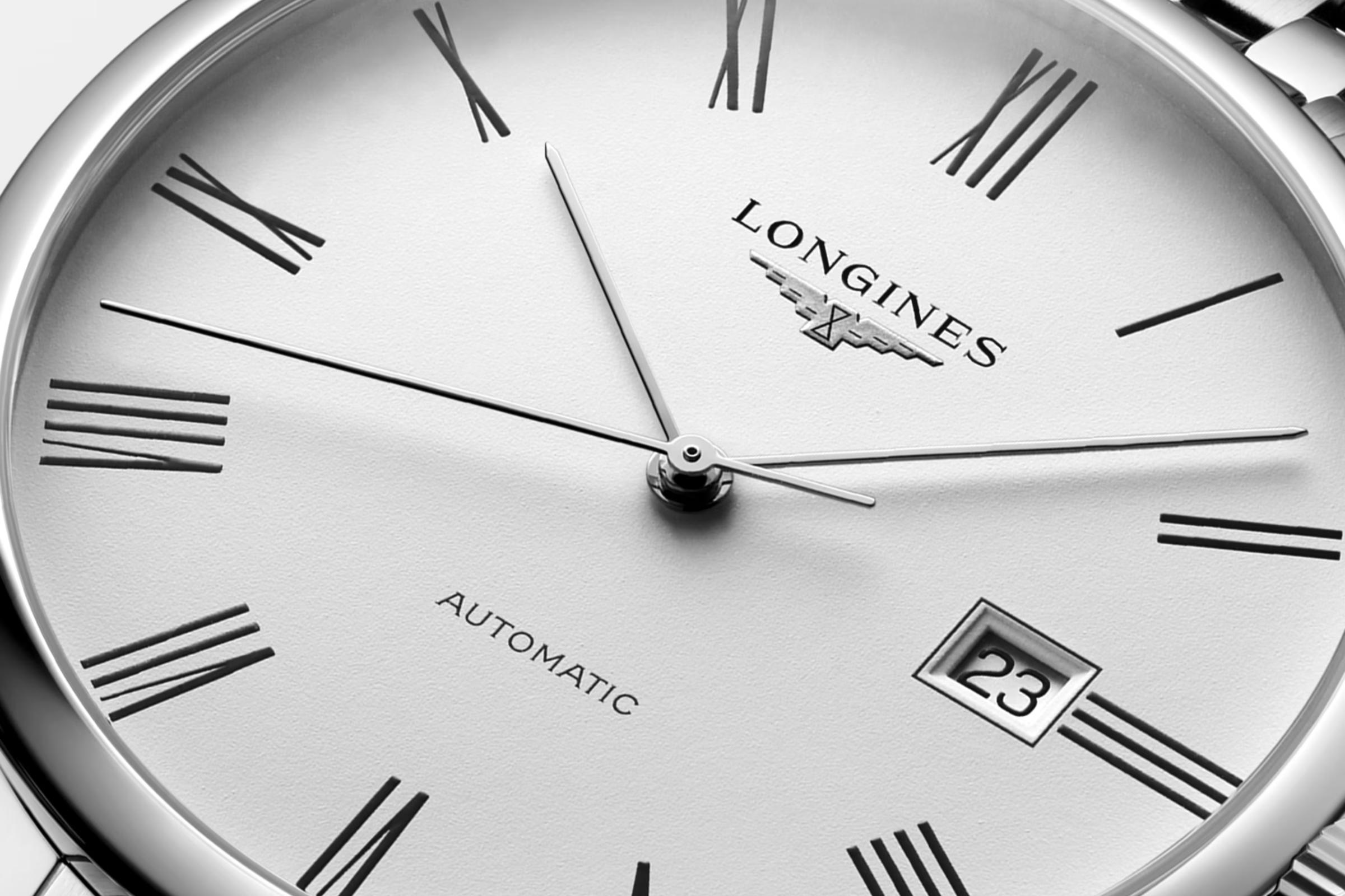 Đồng Hồ Longines The Longines Elegant Collection Nam 41mm Trắng Xám