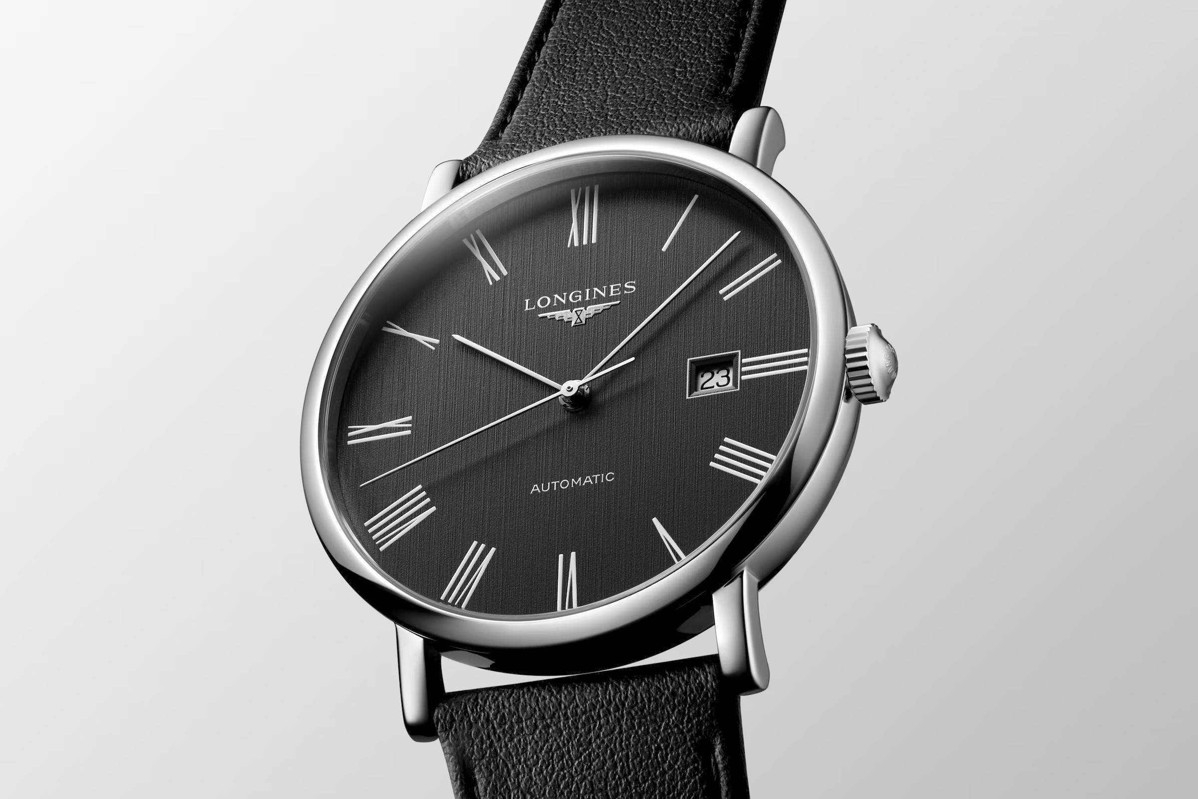 Đồng Hồ Longines The Longines Elegant Collection Nam 41mm Đen 