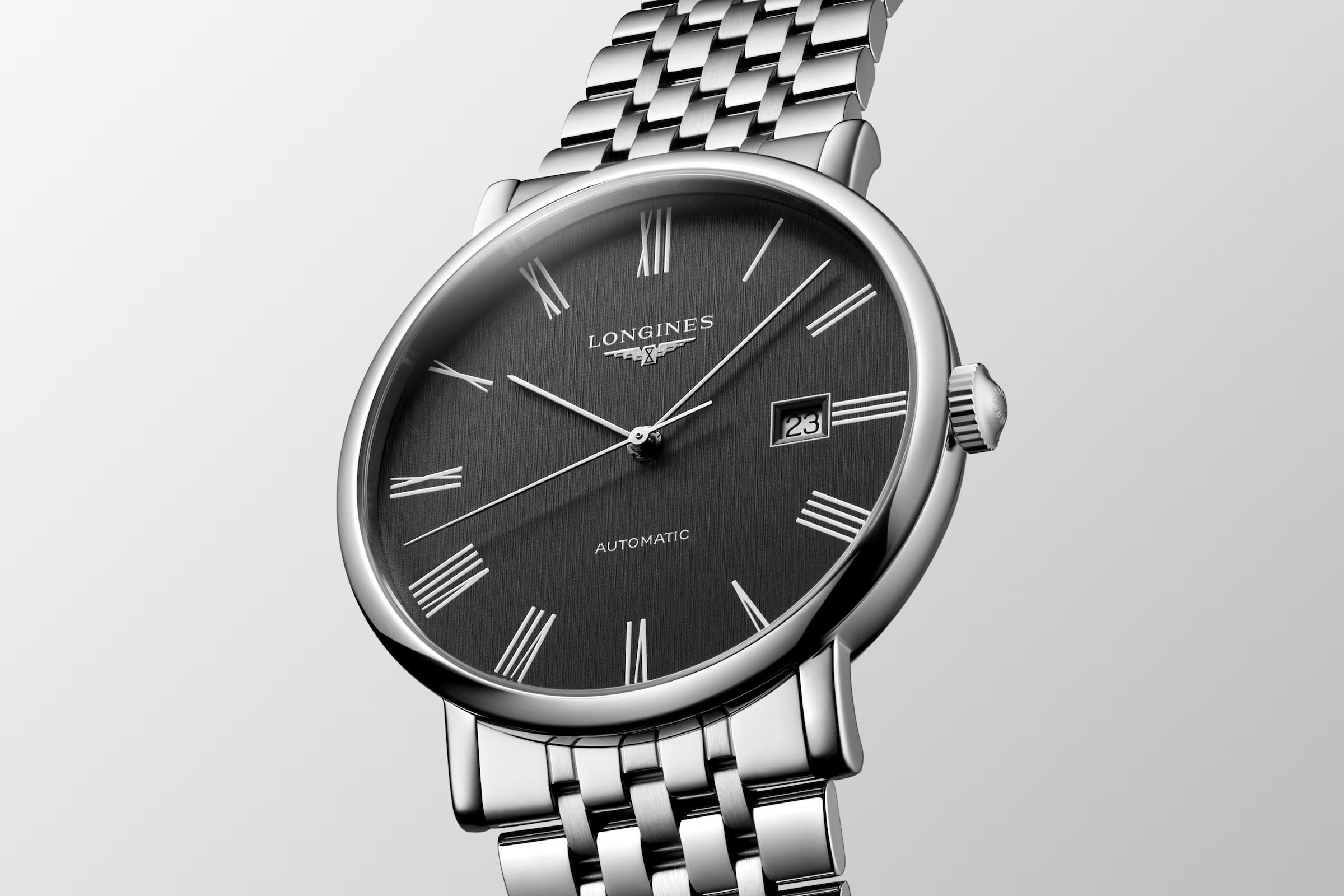 Đồng Hồ Longines The Longines Elegant Collection 41mm Nam Xám