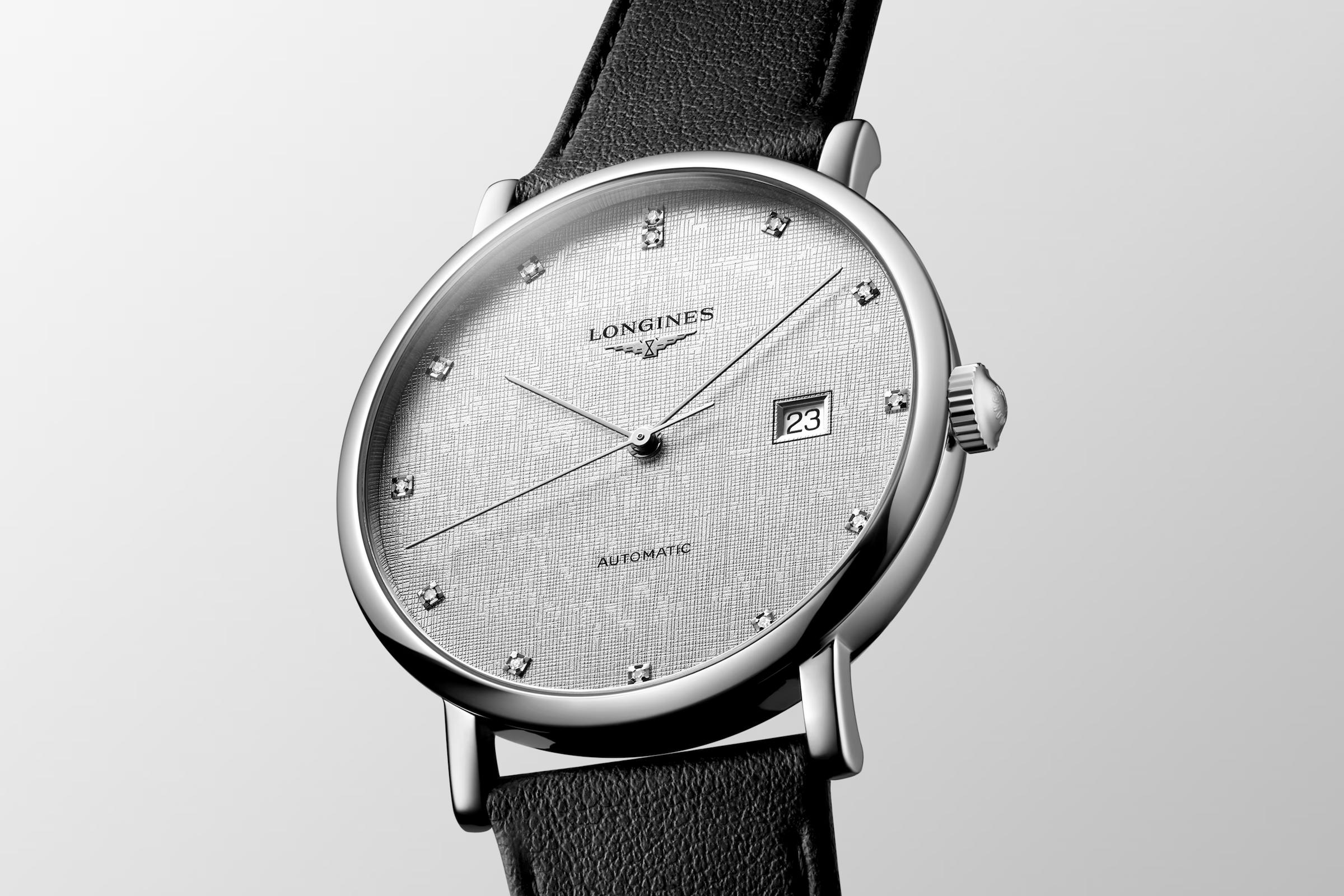 Đồng Hồ Longines The Longines Elegant Collection Nam 41mm Đen Xám