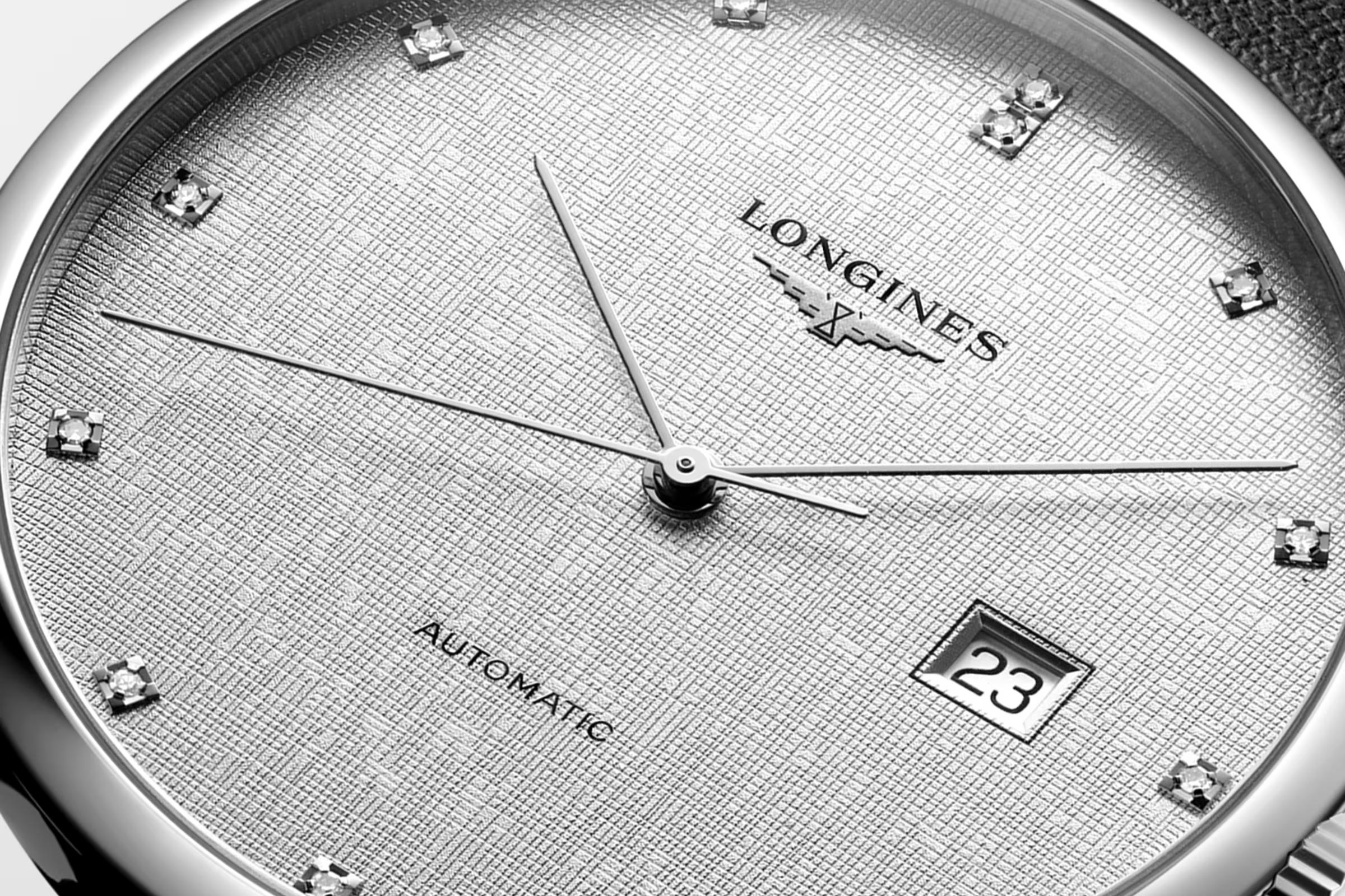 Đồng Hồ Longines The Longines Elegant Collection Nam 41mm Đen Xám