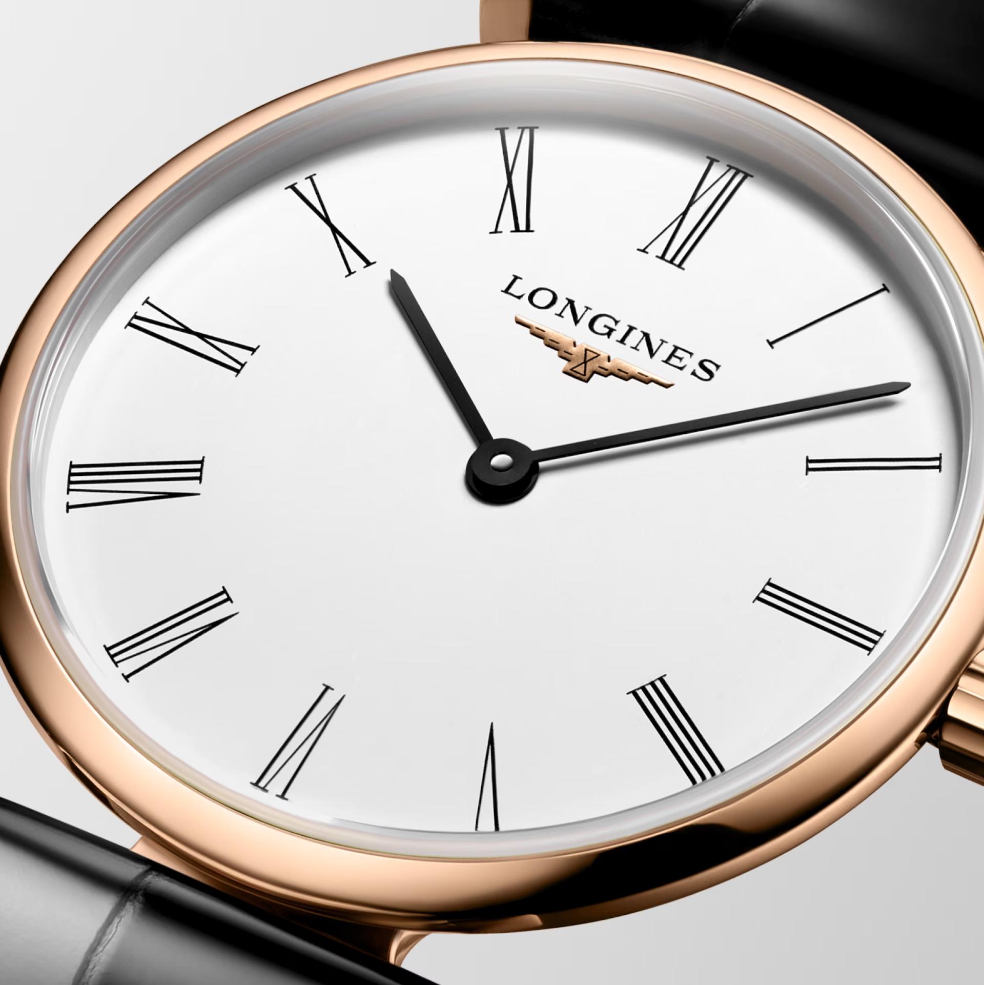 Đồng Hồ Longines La Grande Classique De Longines Nữ 24mm Đen Trắng