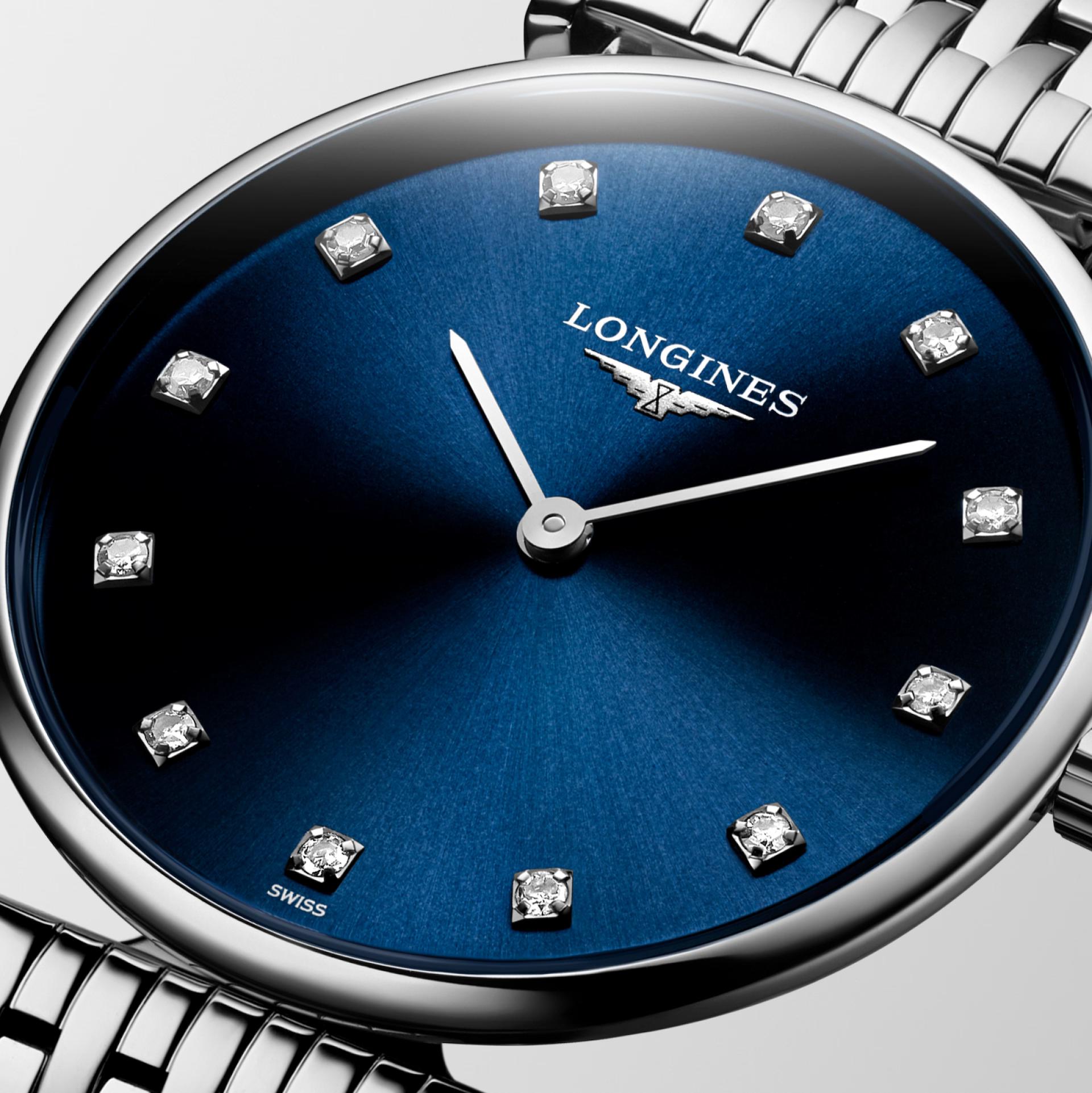 Đồng Hồ Longines La Grande Classique De Longines Nữ 29mm Xanh Dương Xám