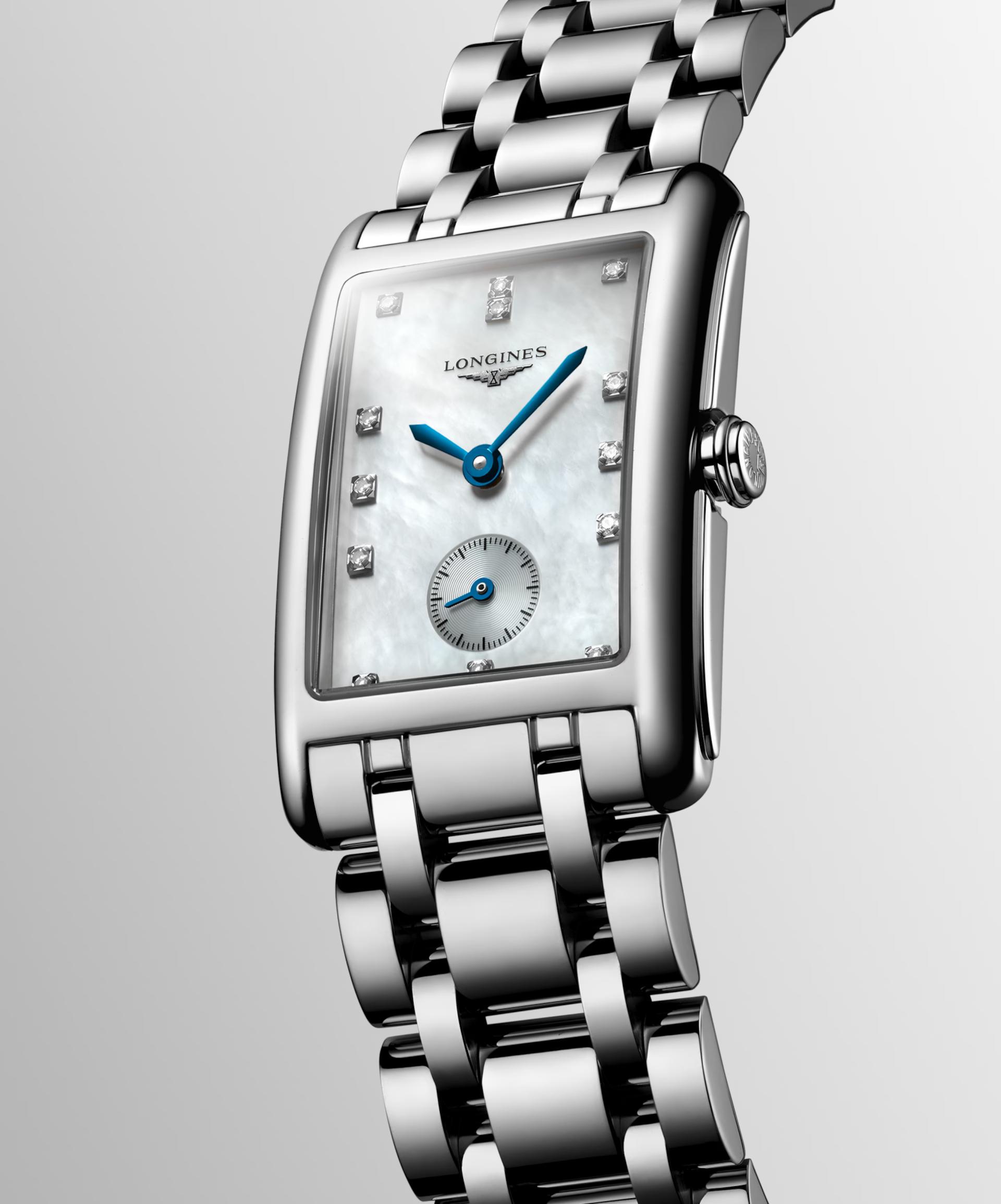 Đồng Hồ Longines Dolcevita Nữ 37mm Trắng Xám