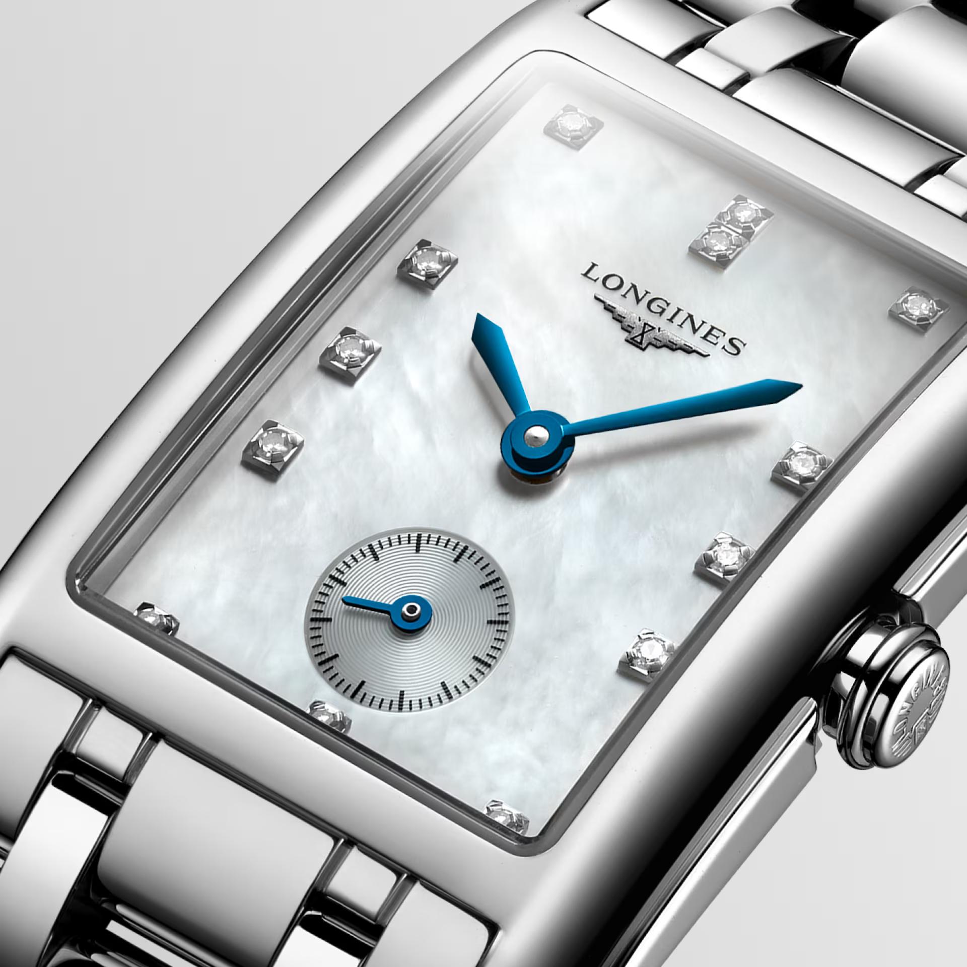 Đồng Hồ Longines Dolcevita Nữ 37mm Trắng Xám