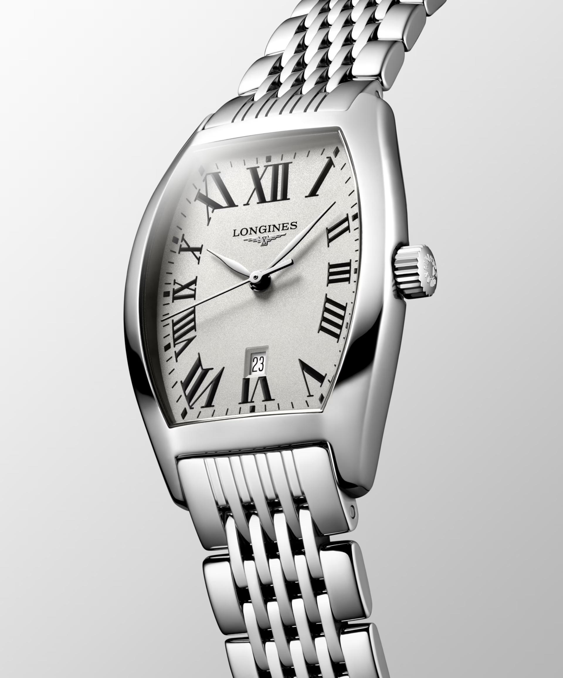 Đồng Hồ Longines Evidenza 30.6mm Nữ Bạc Xám