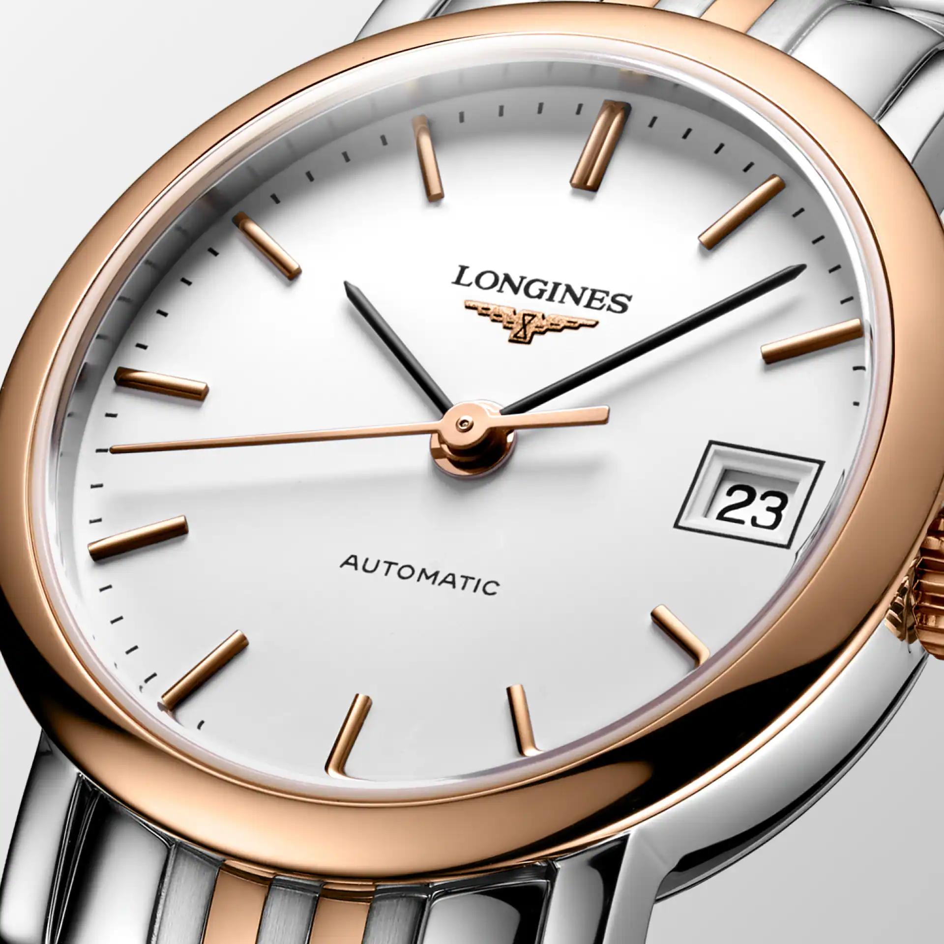 Đồng Hồ Longines The Longines Elegant Collection Nữ 25.5mm Bạc Hồng