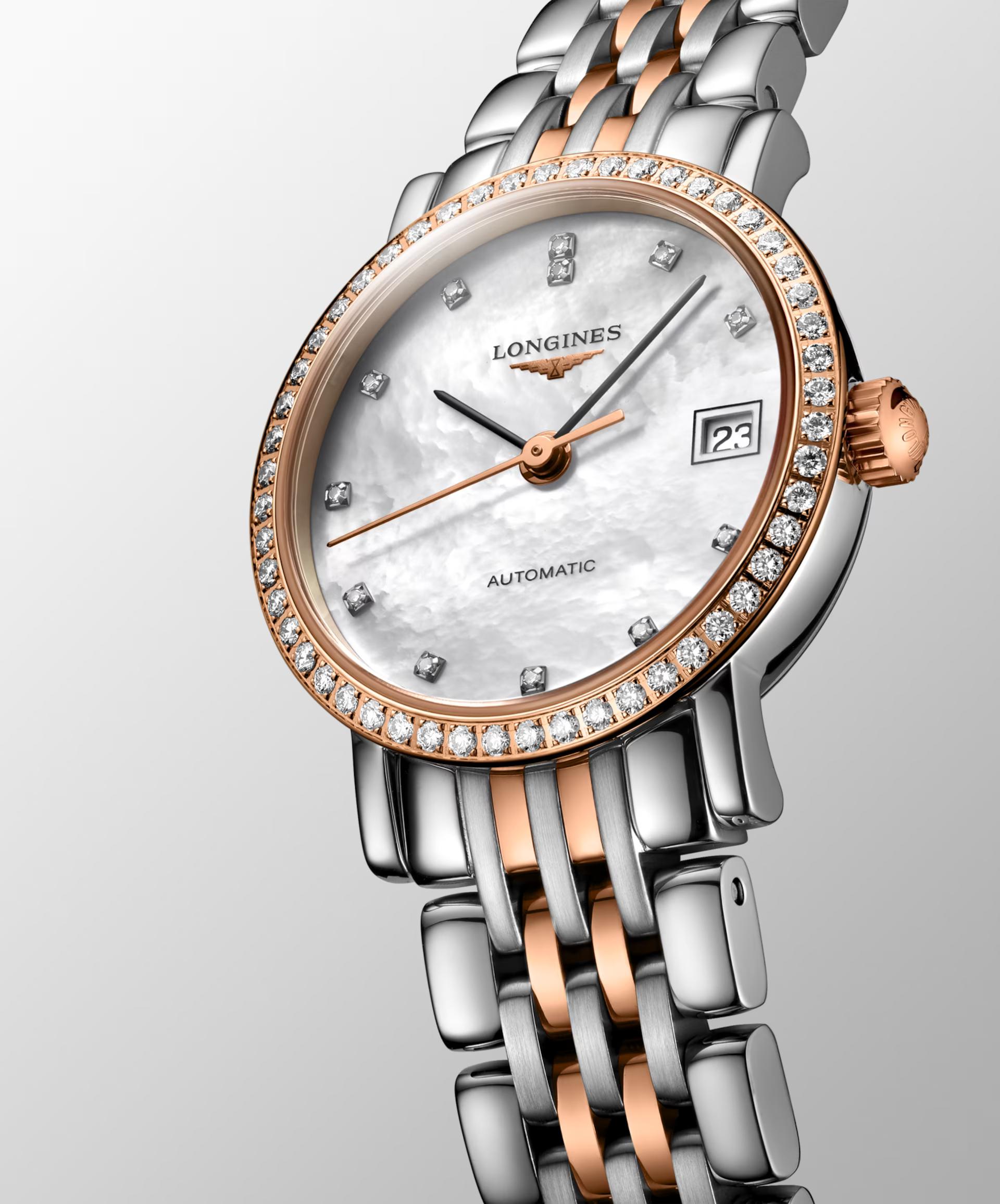 Đồng Hồ Longines The Longines Elegant Collection Nữ 25.5mm Hồng Bạc