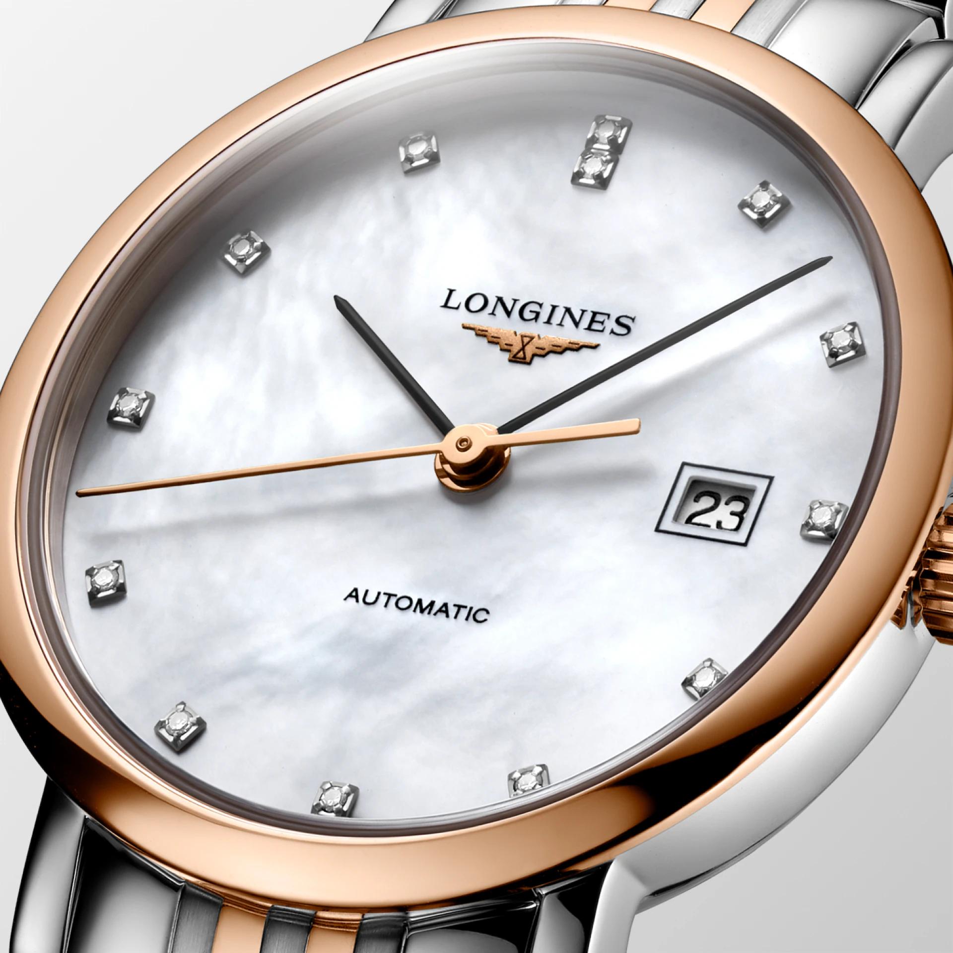 Đồng Hồ Longines The Longines Elegant Collection Nữ 29mm Hồng Bạc