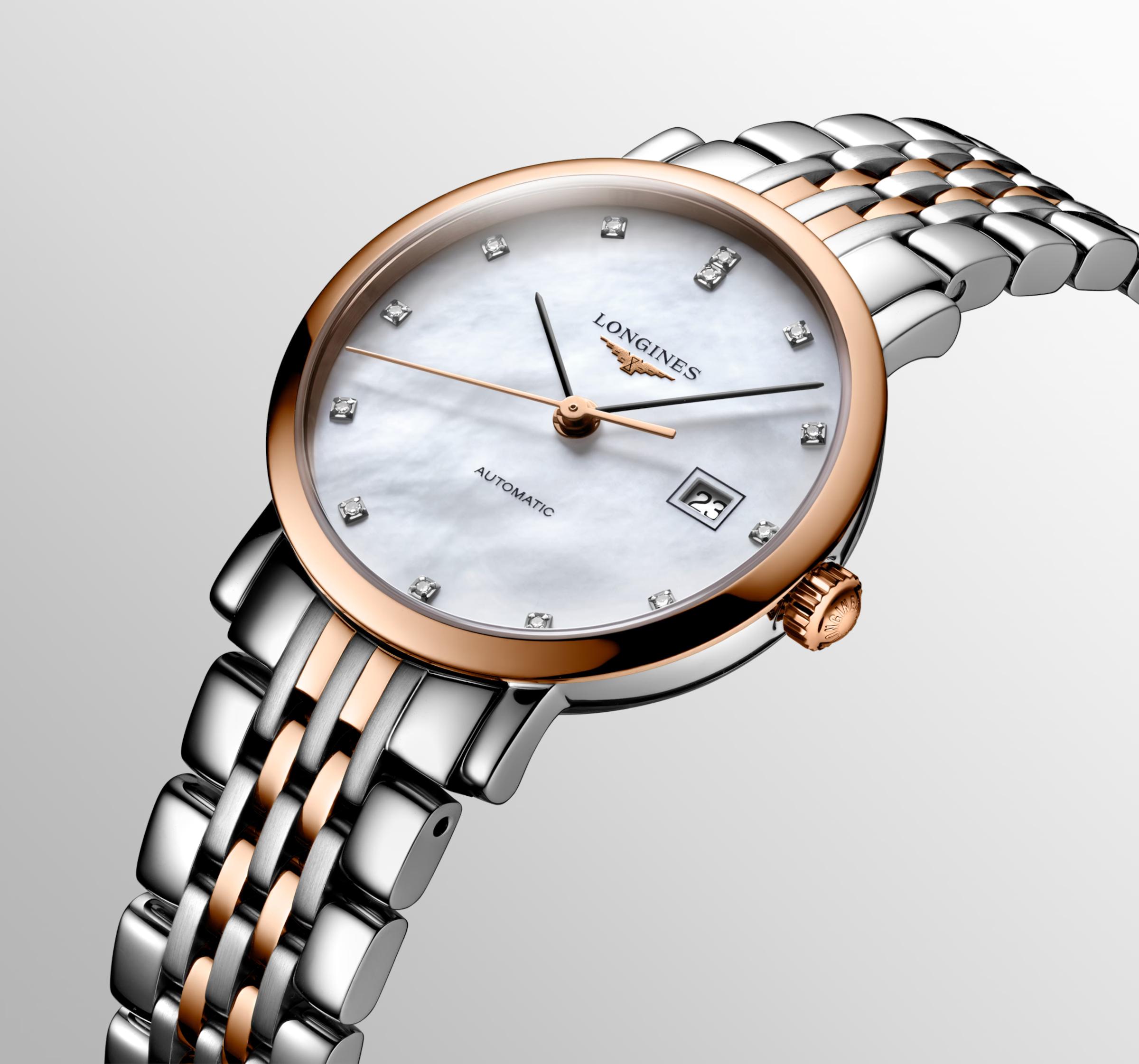 Đồng Hồ Longines The Longines Elegant Collection Nữ 29mm Hồng Bạc