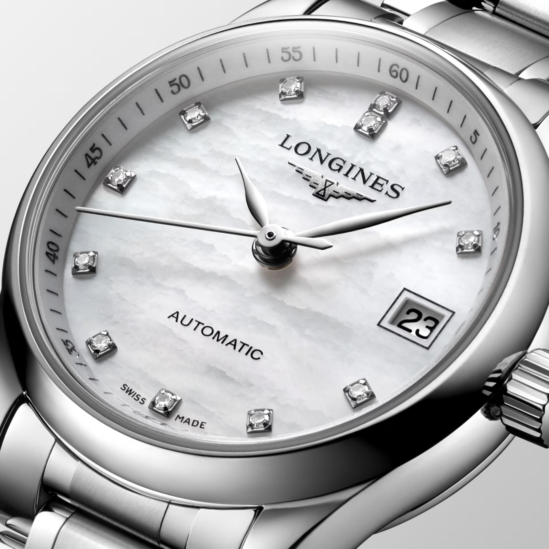 Đồng Hồ Longines The Longines Master Collection Nữ 25.5mm Xám Trắng