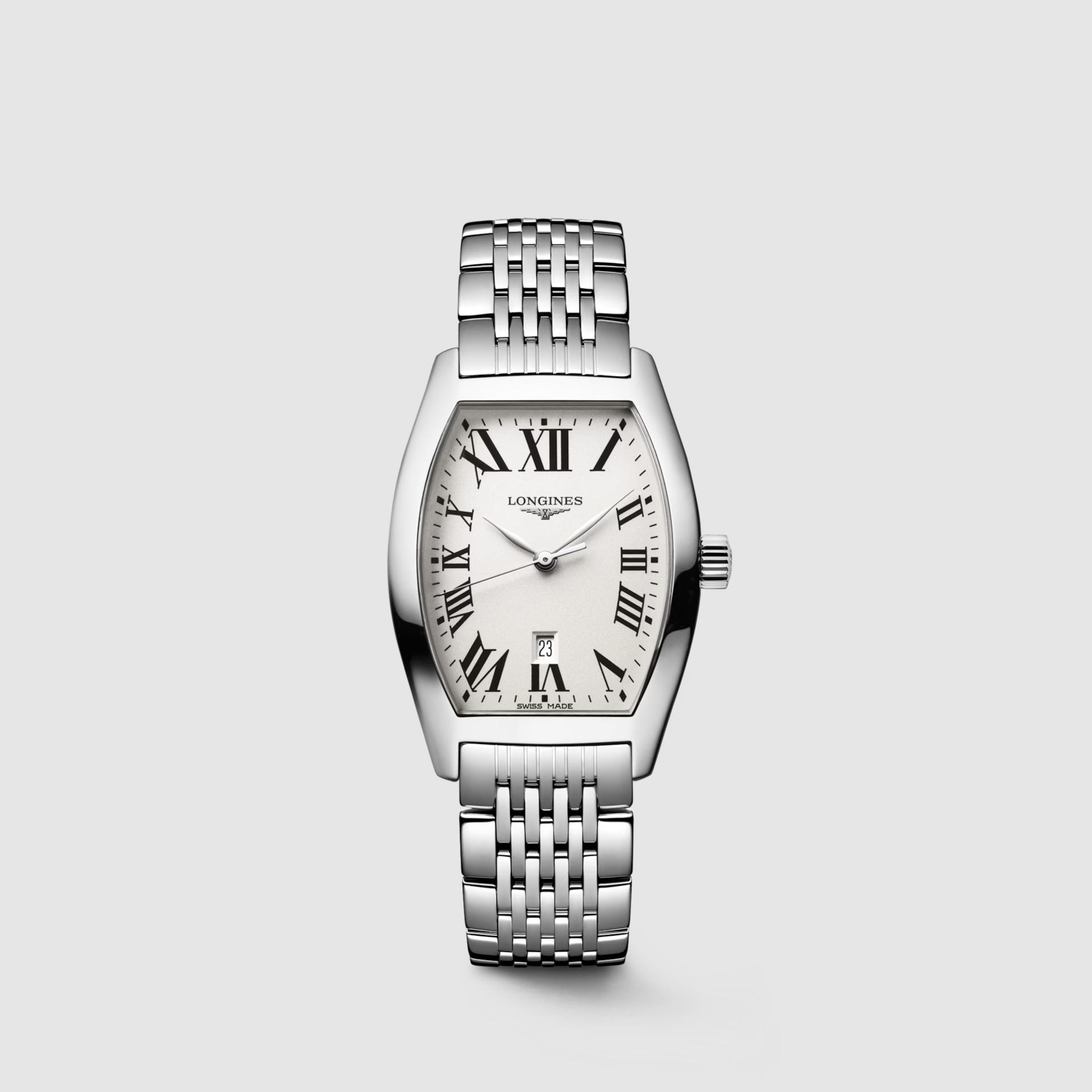 Đồng Hồ Longines Evidenza 30.6mm Nữ Bạc Xám